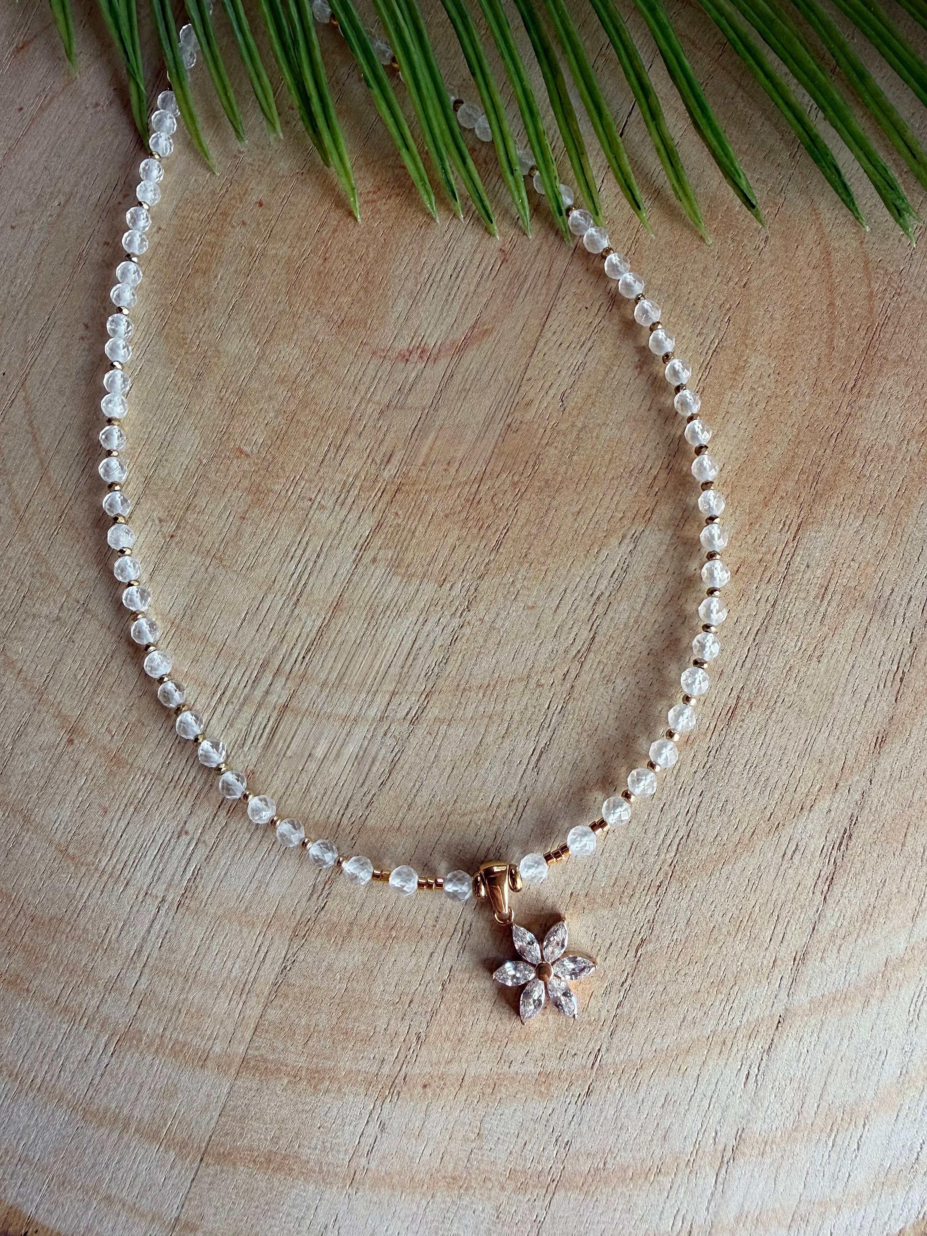 Le collier Hilton - Cristal de roche naturel