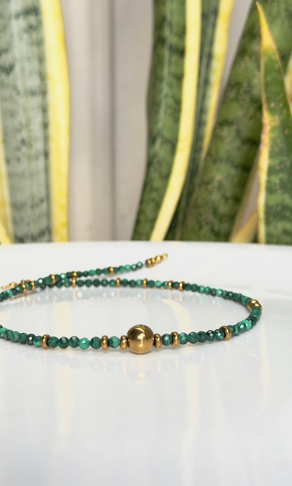 Collier Malachite