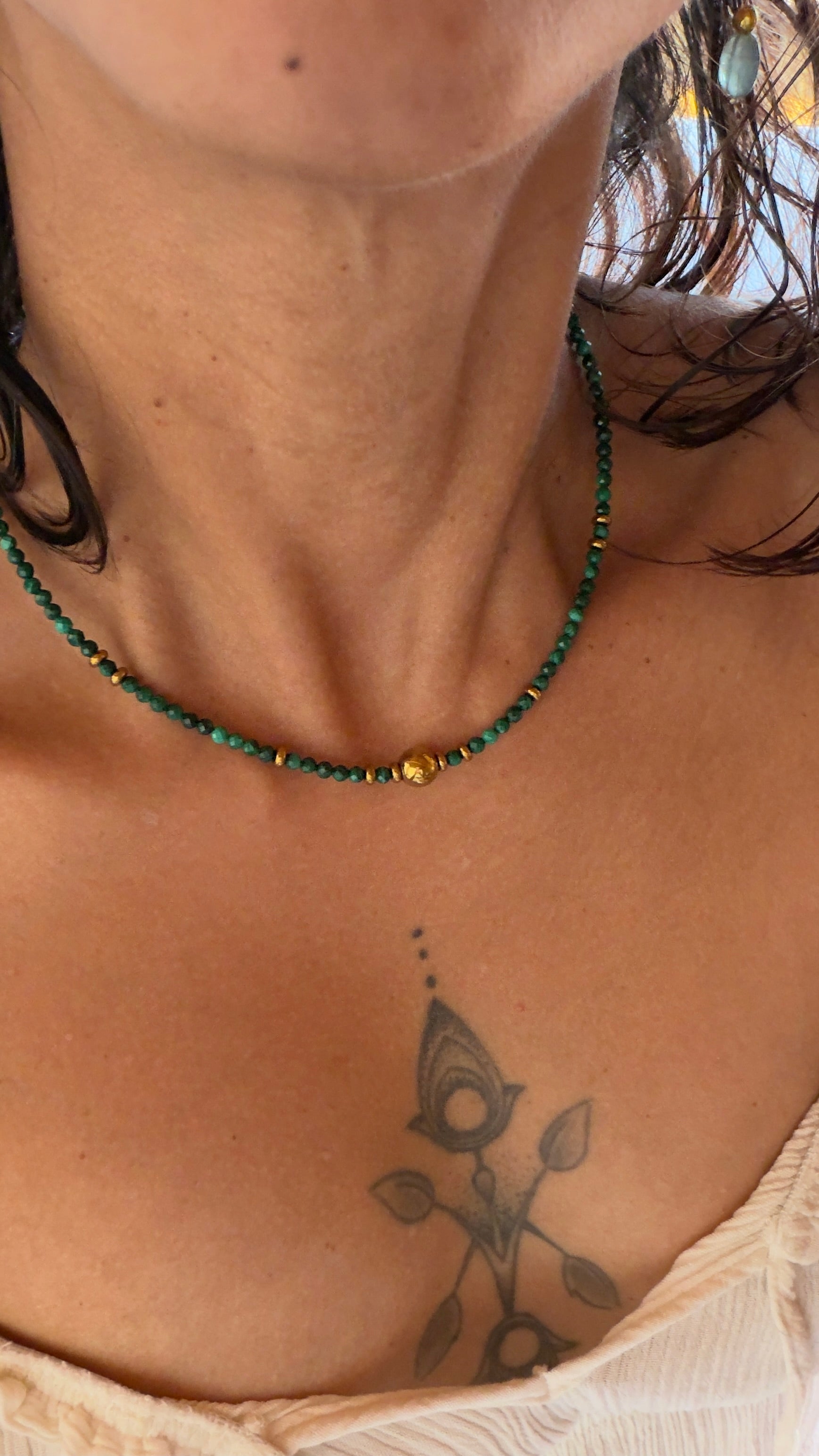 Collier Malachite