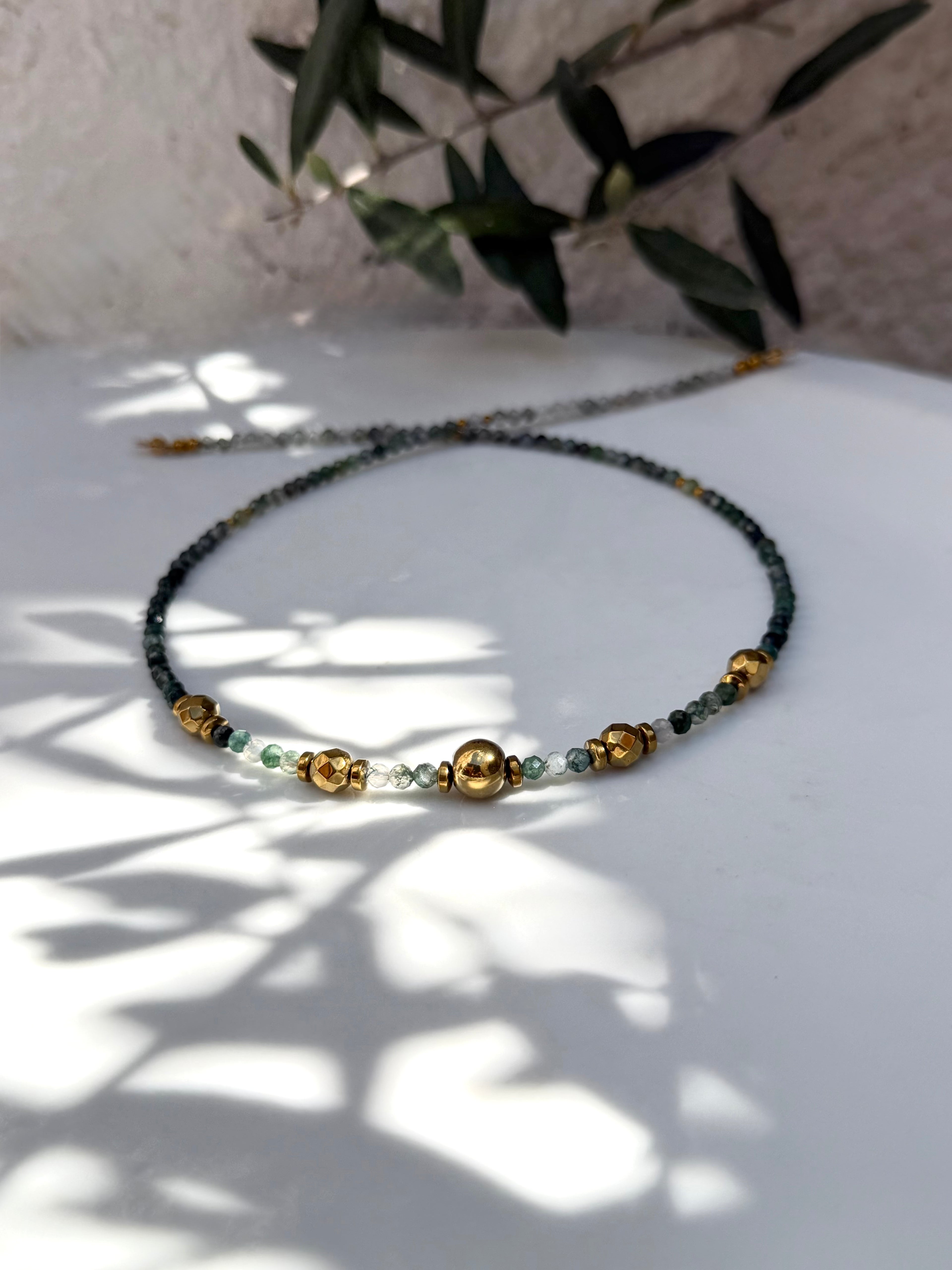 Collier Agate Mousse