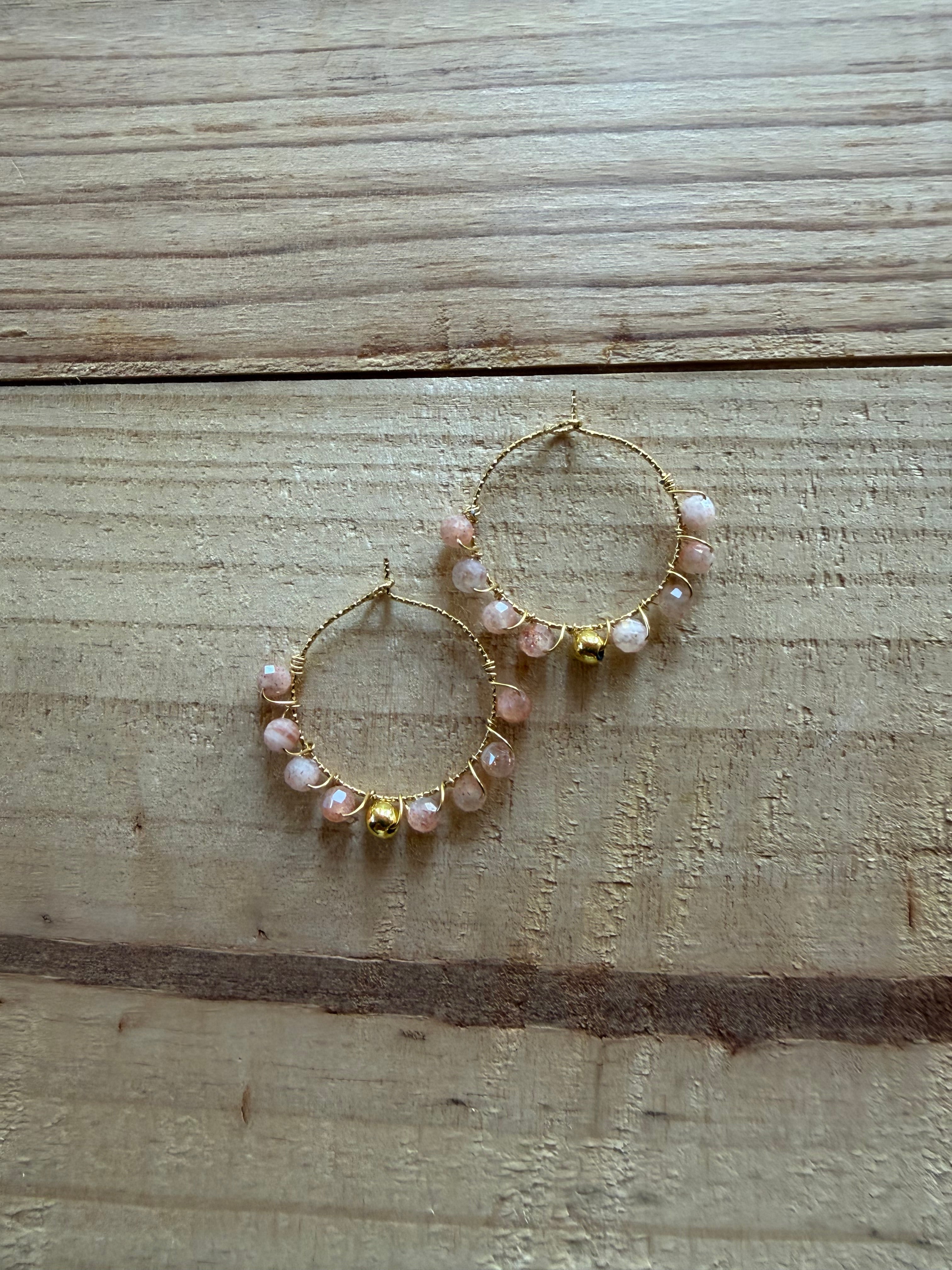 Boucles d’oreilles Pierre de Soleil