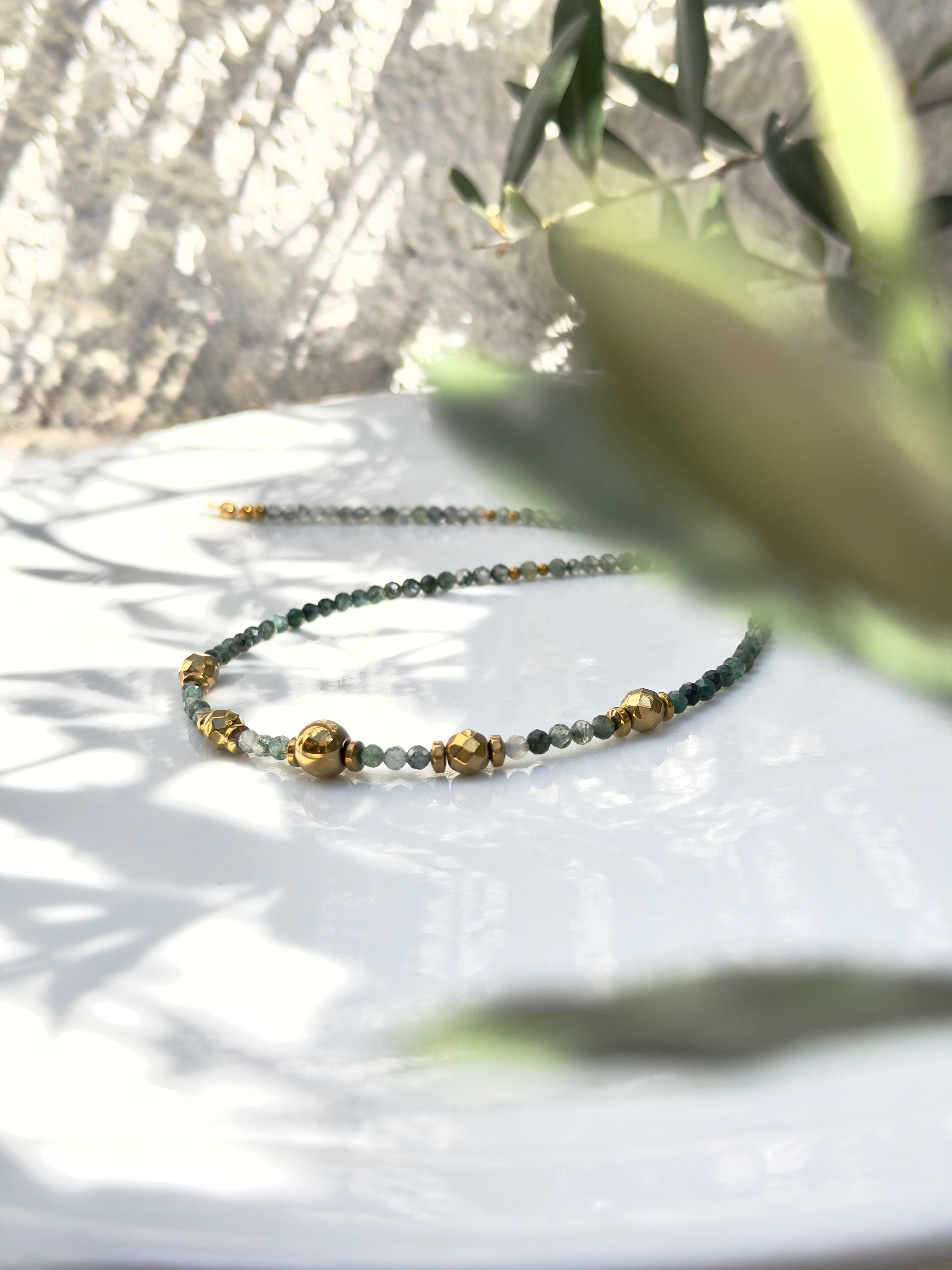 Collier Agate Mousse