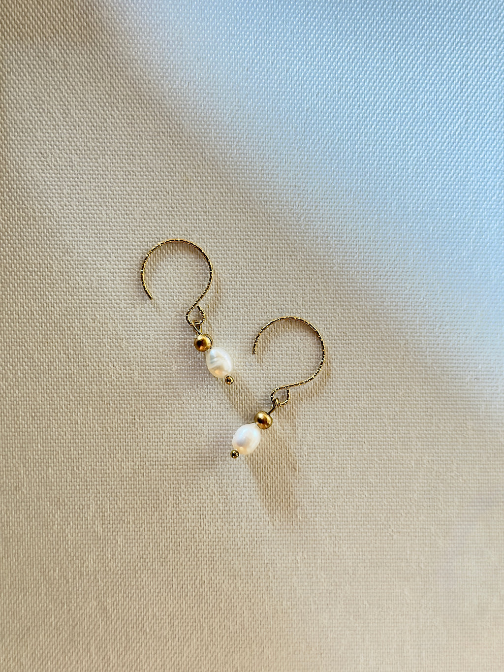 Les boucles Lya - Perles d'eau douce