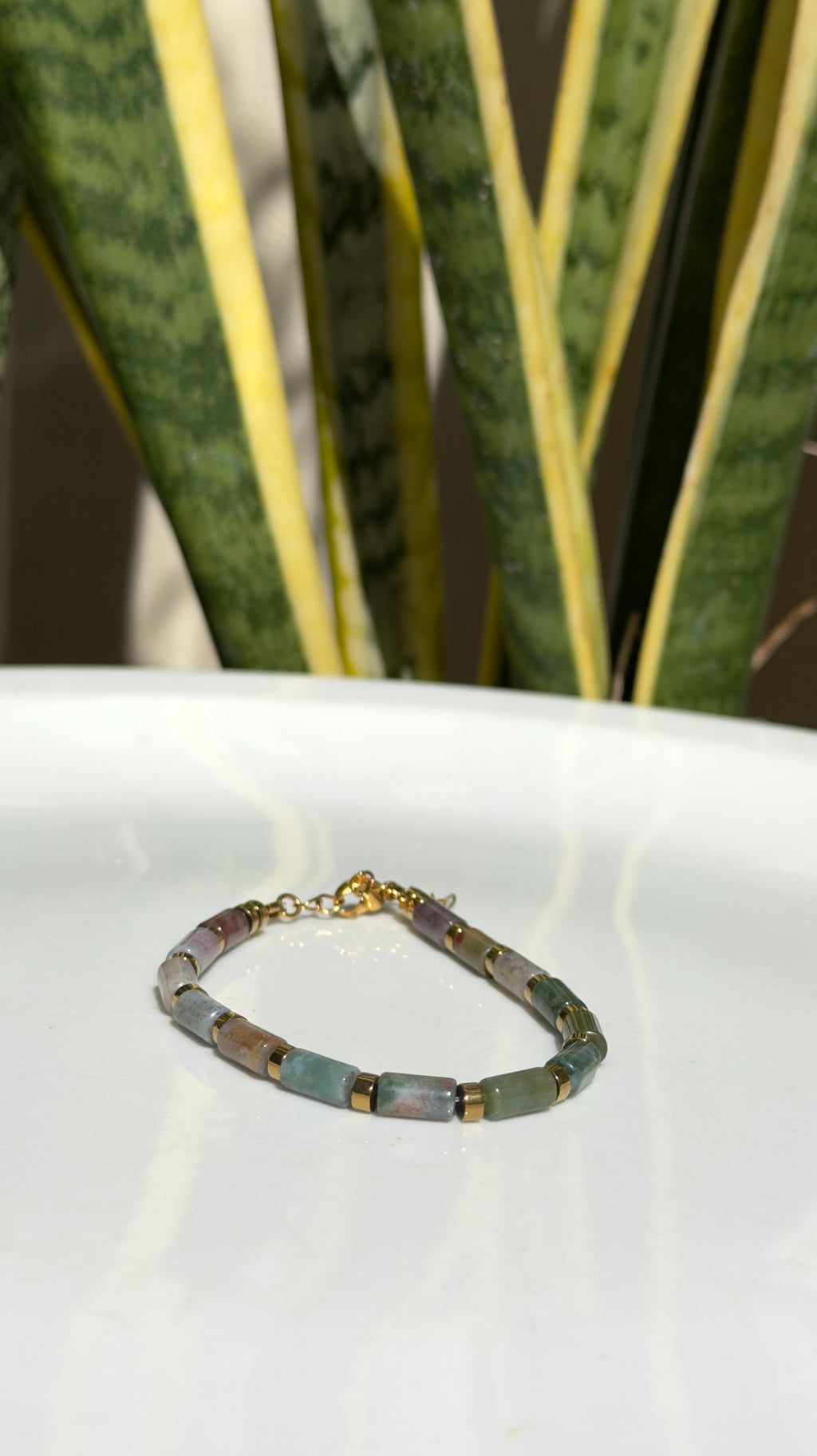 Bracelet Agate indienne