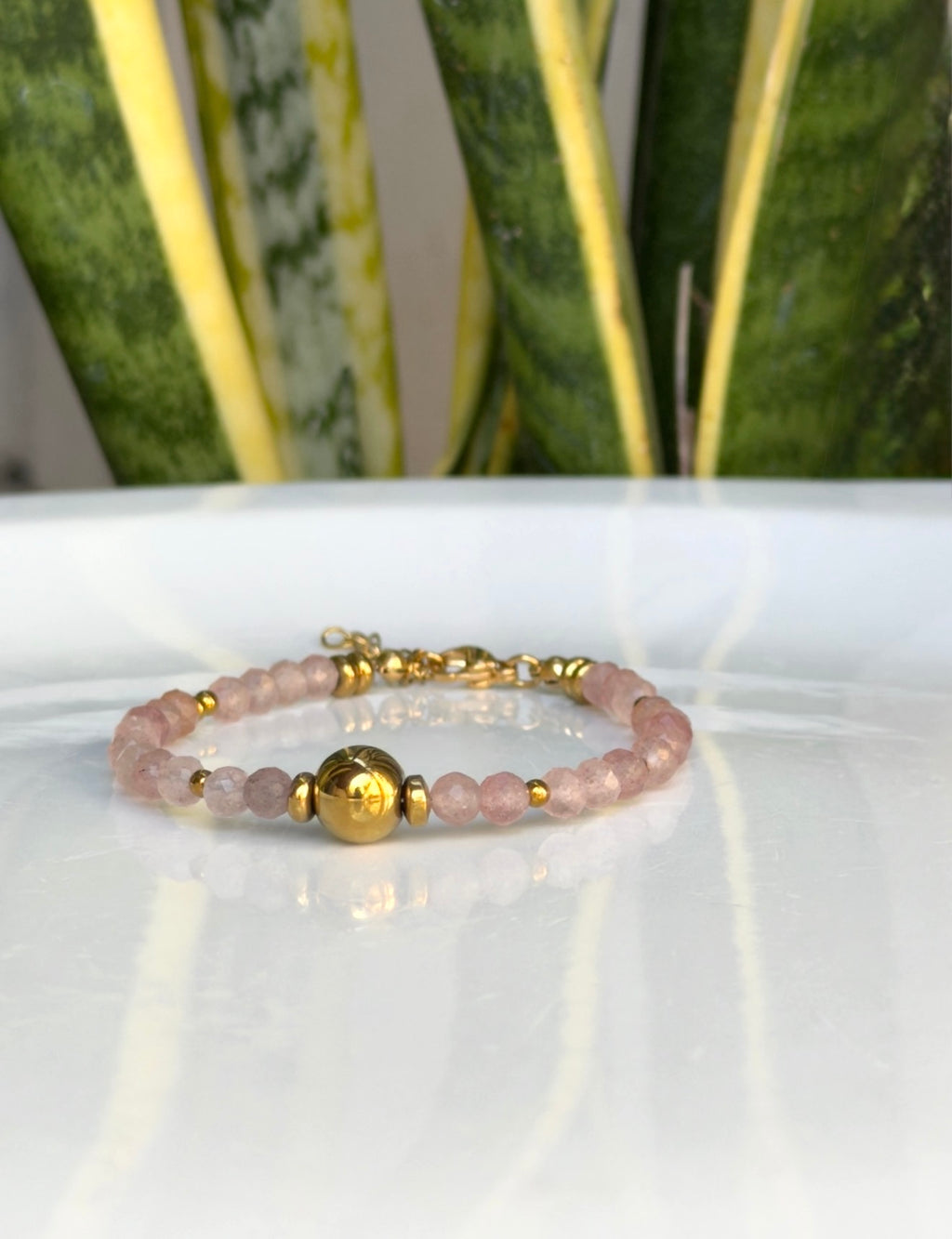Bracelet Quartz fraise