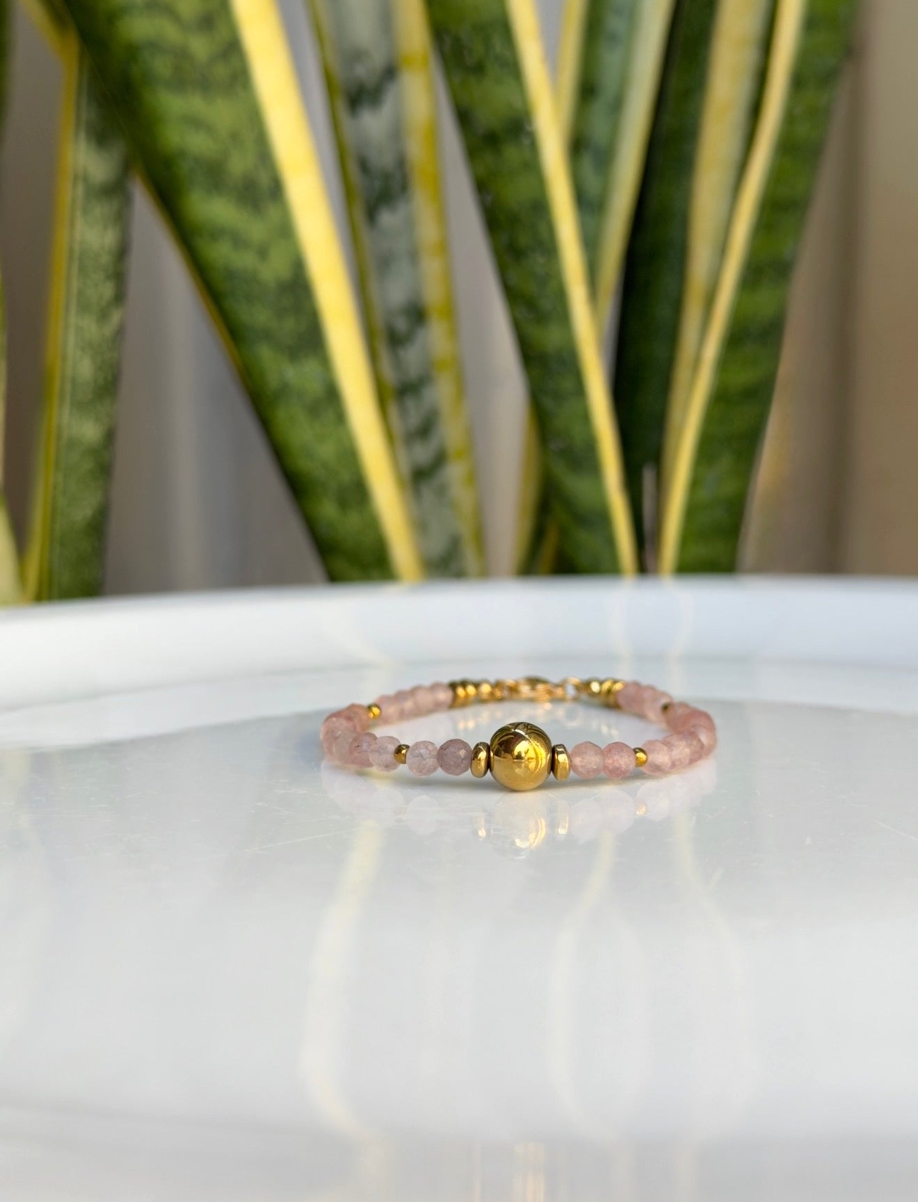 Bracelet Quartz fraise