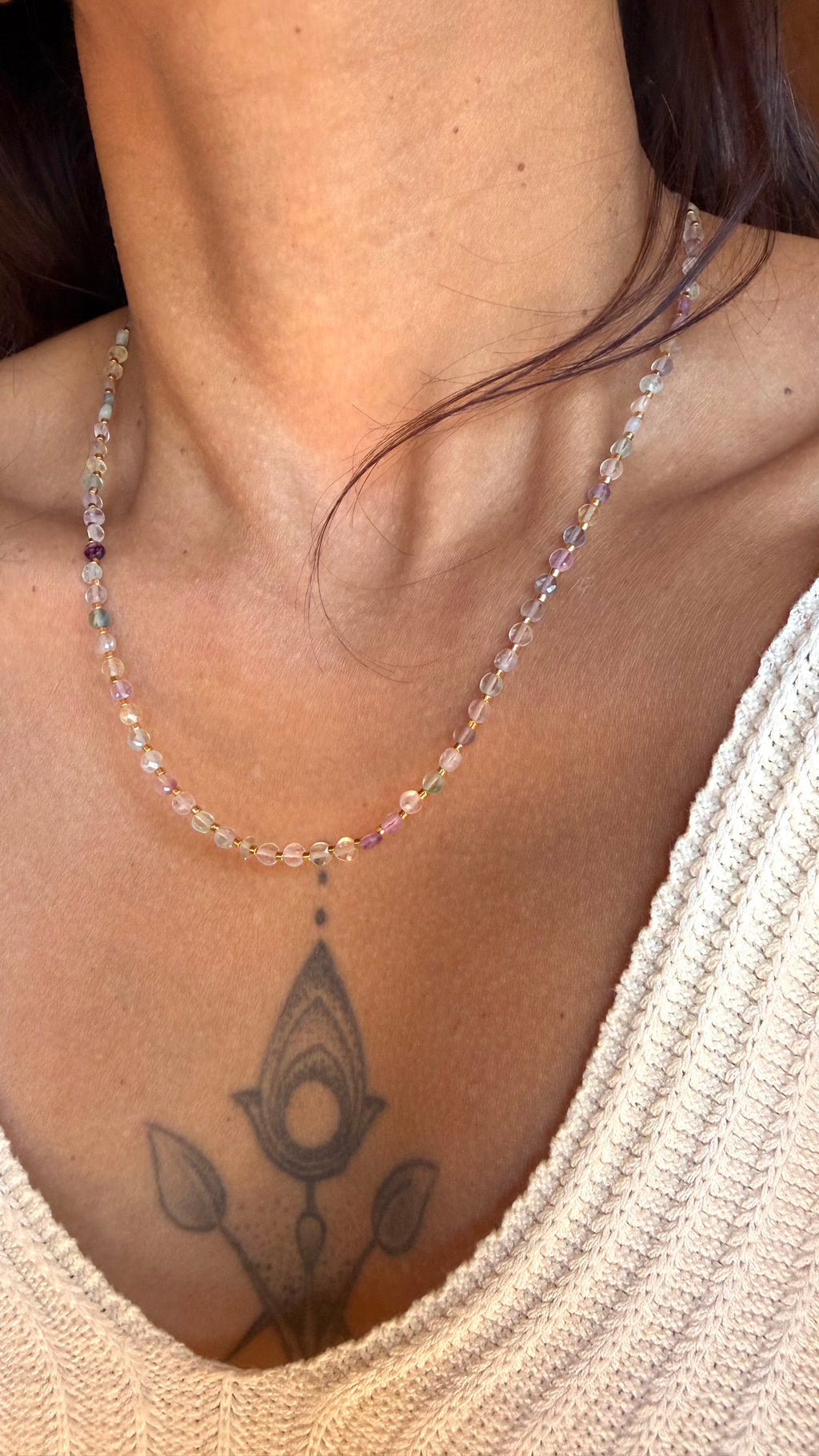 Collier Maya - fluorine