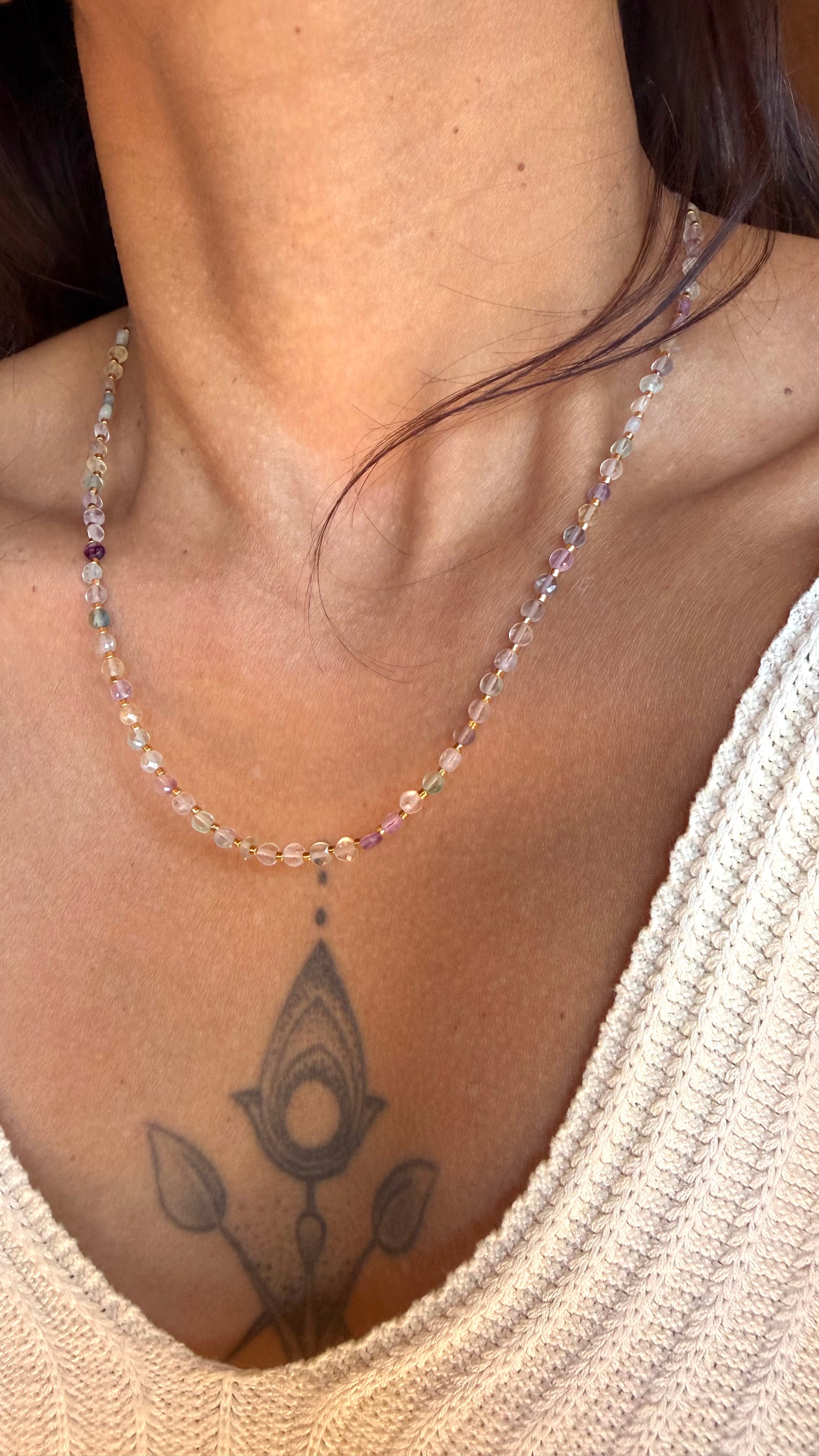 Collier Maya - fluorine