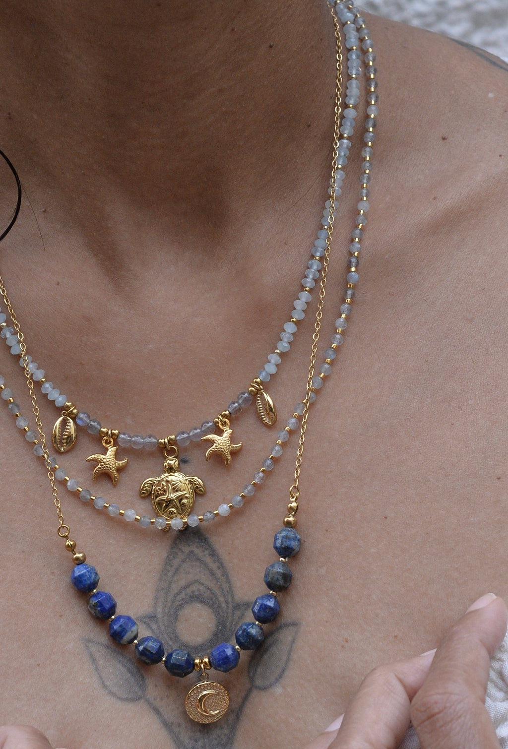 Collier Iris - Labradorite