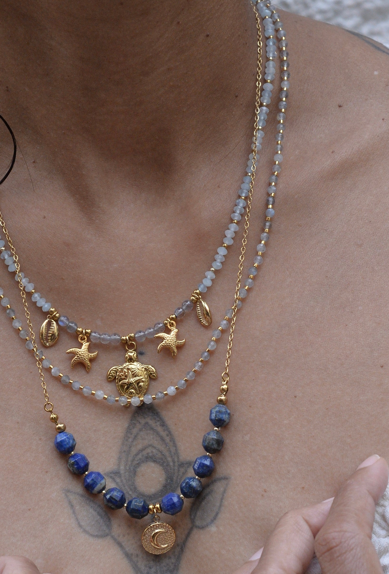 Collier Iris - Labradorite