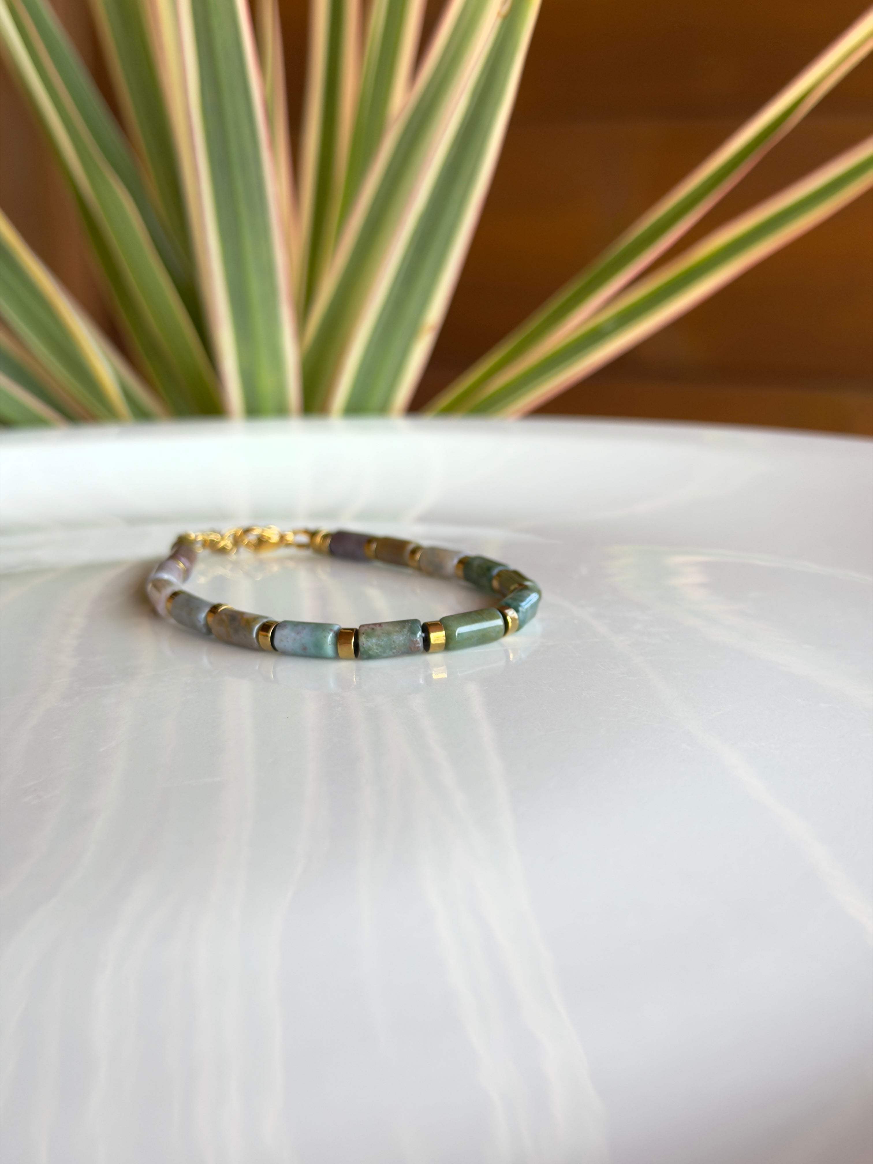 Bracelet Agate indienne