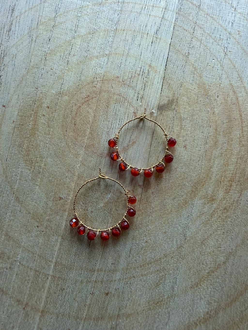 Boucles d’oreilles Cornaline