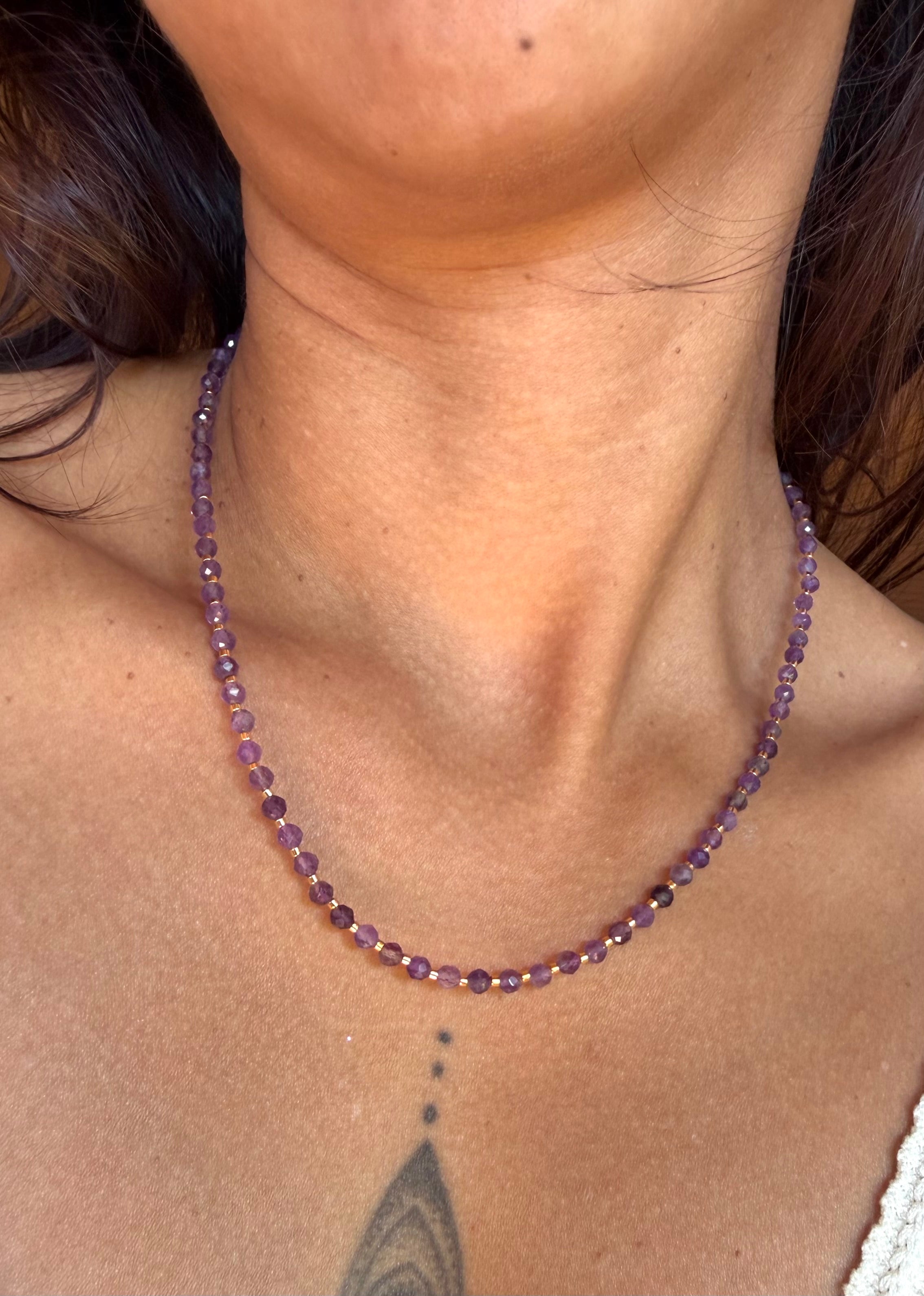Collier Elia - Améthyste