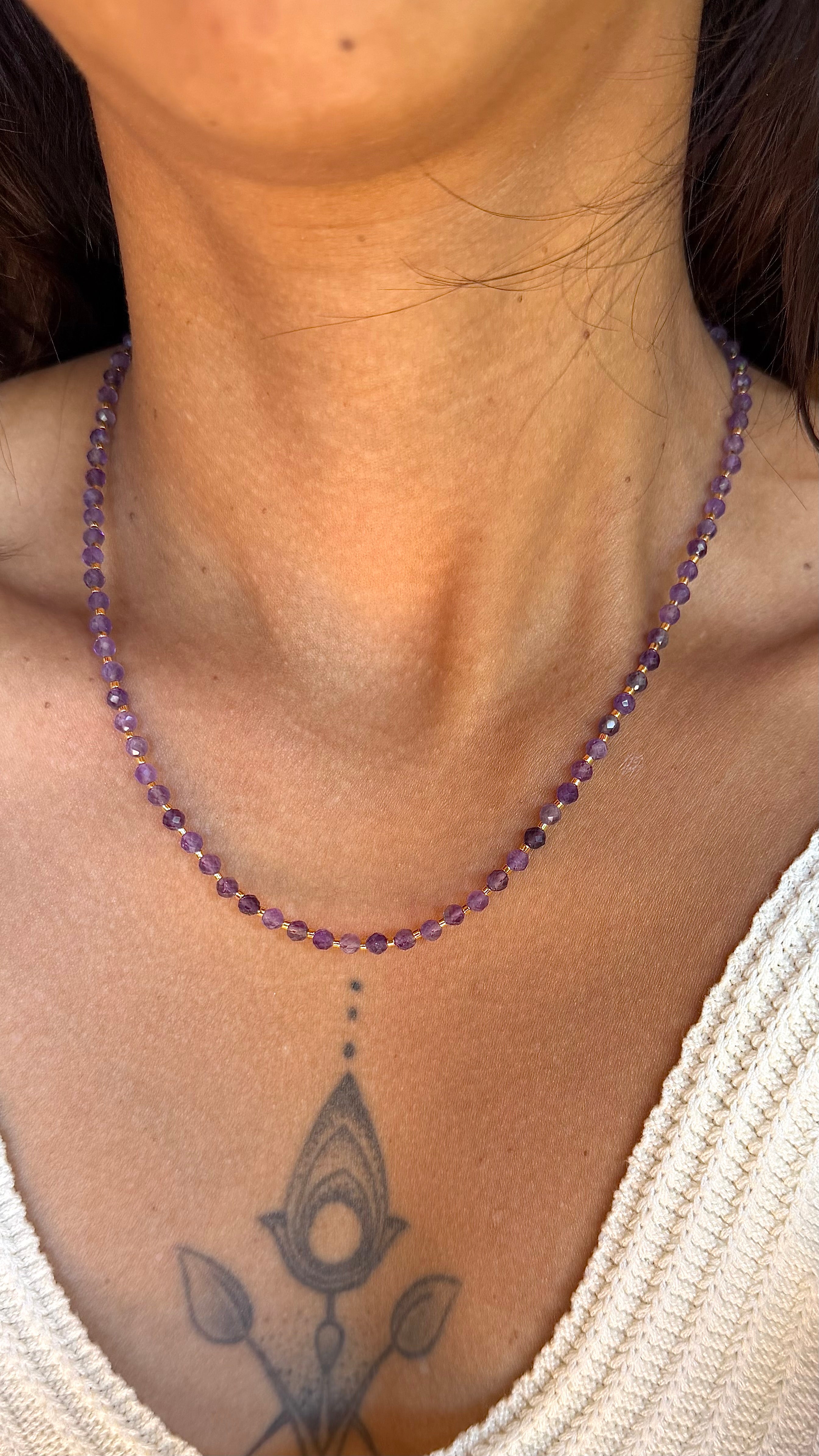 Collier Elia - Améthyste