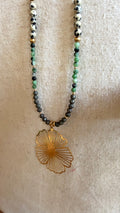 Collier Lyséa - Jaspe Dalmatien - Zoïsite - Pyrite