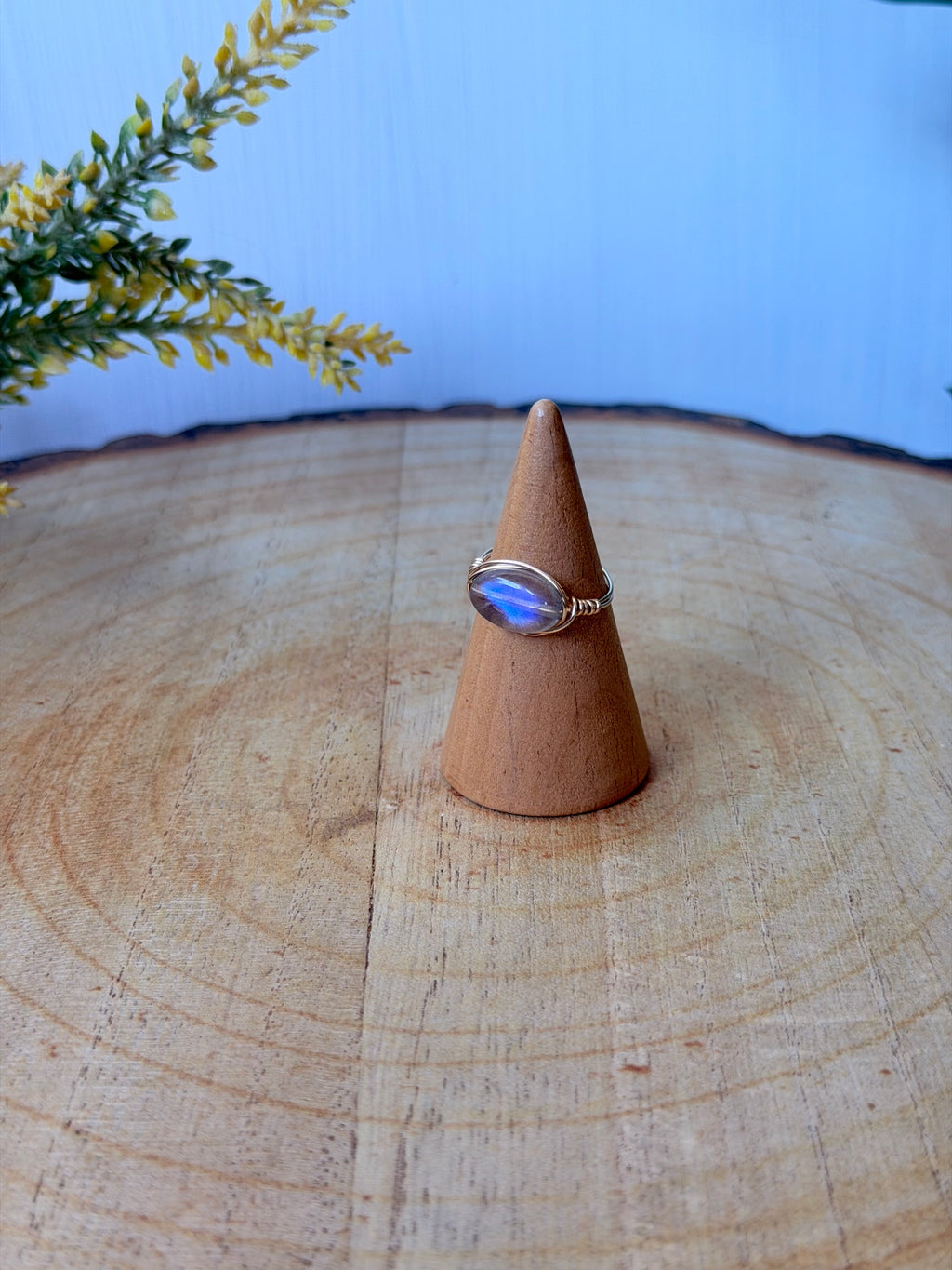 Bague Labradorite Bleue