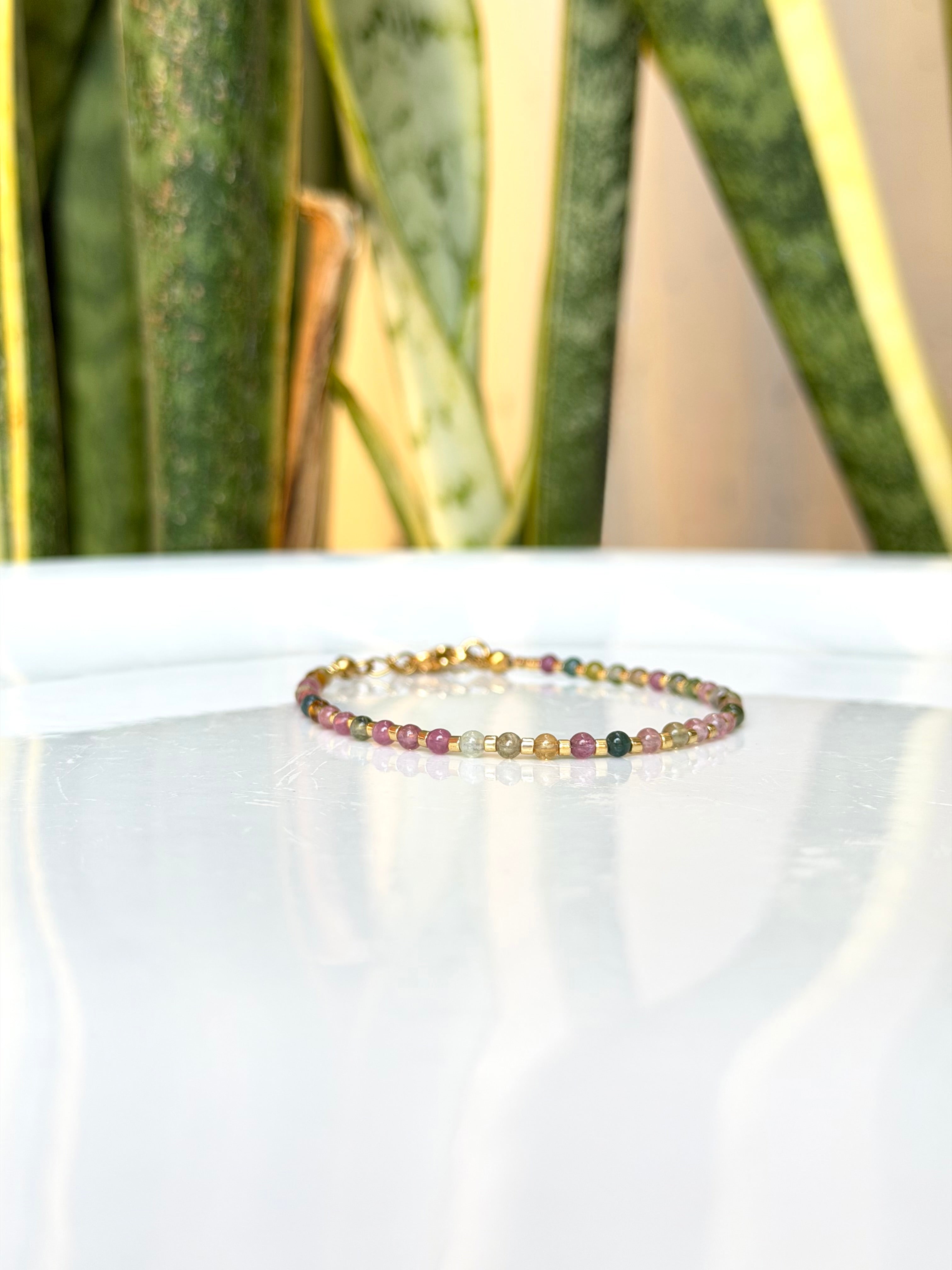 Bracelet Tourmaline multicolore