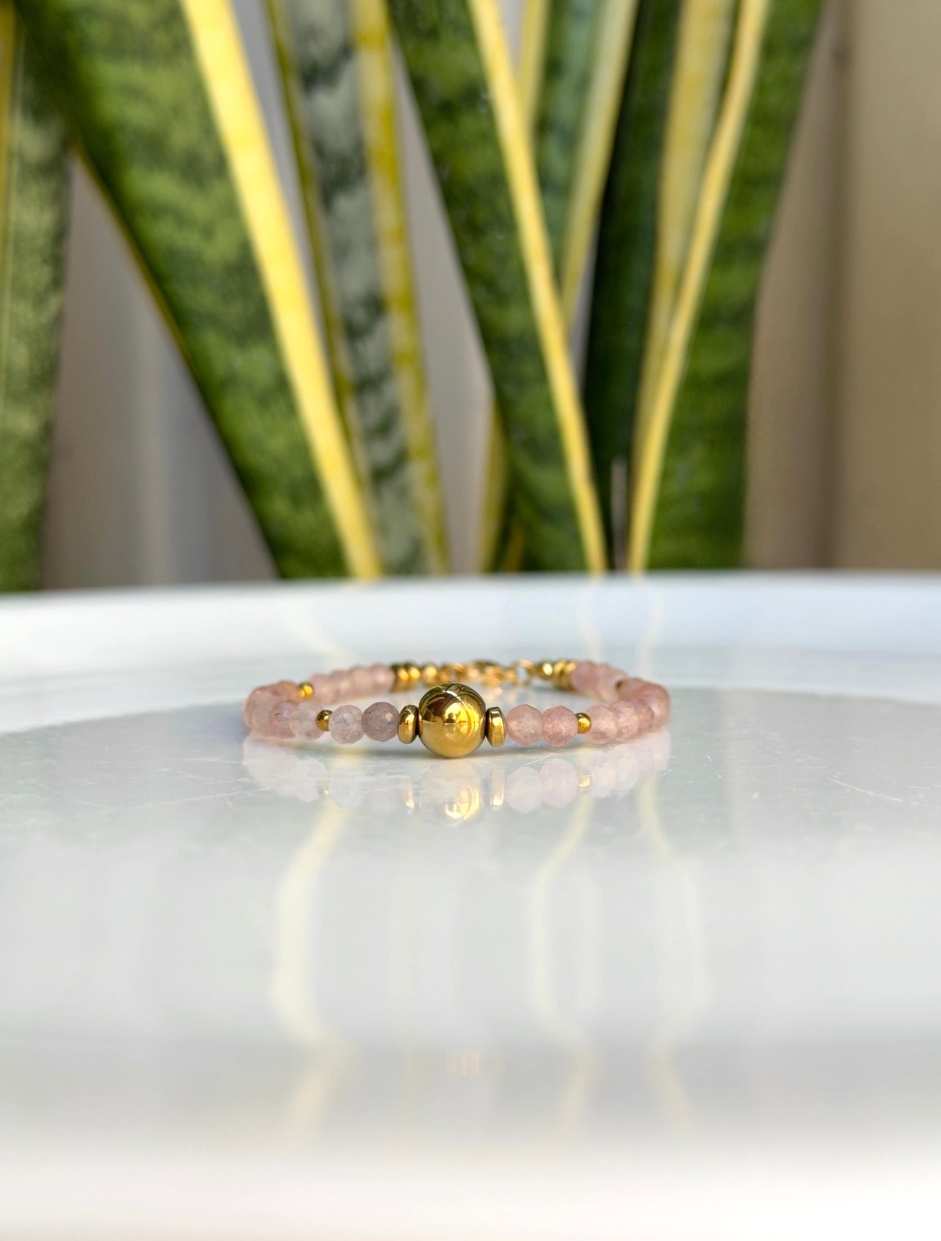 Bracelet Quartz fraise