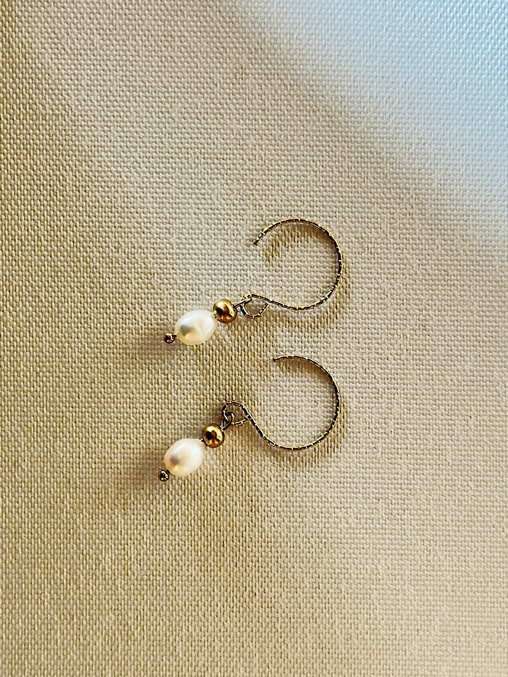 Les boucles Lya - Perles d'eau douce