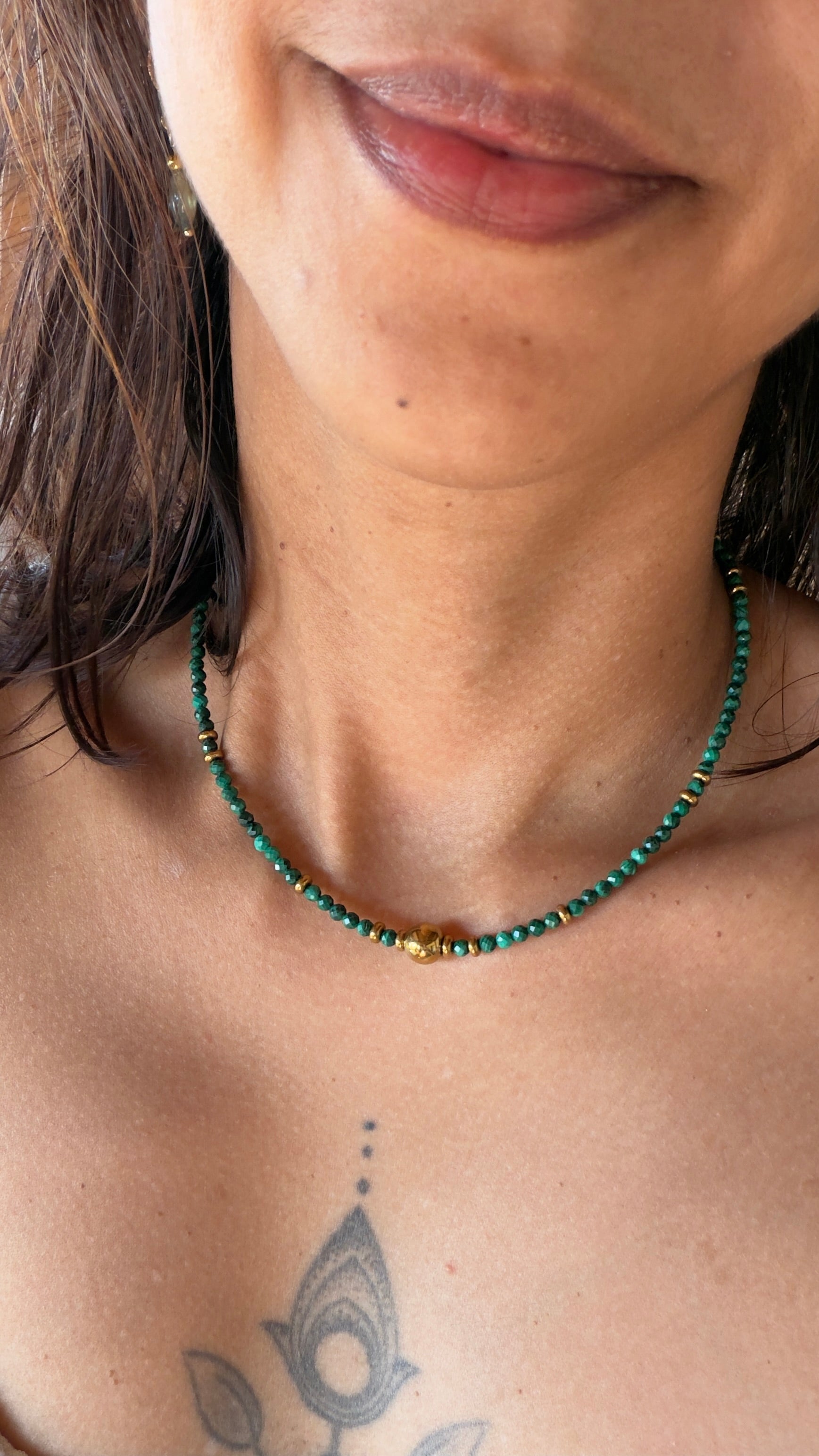 Collier Malachite