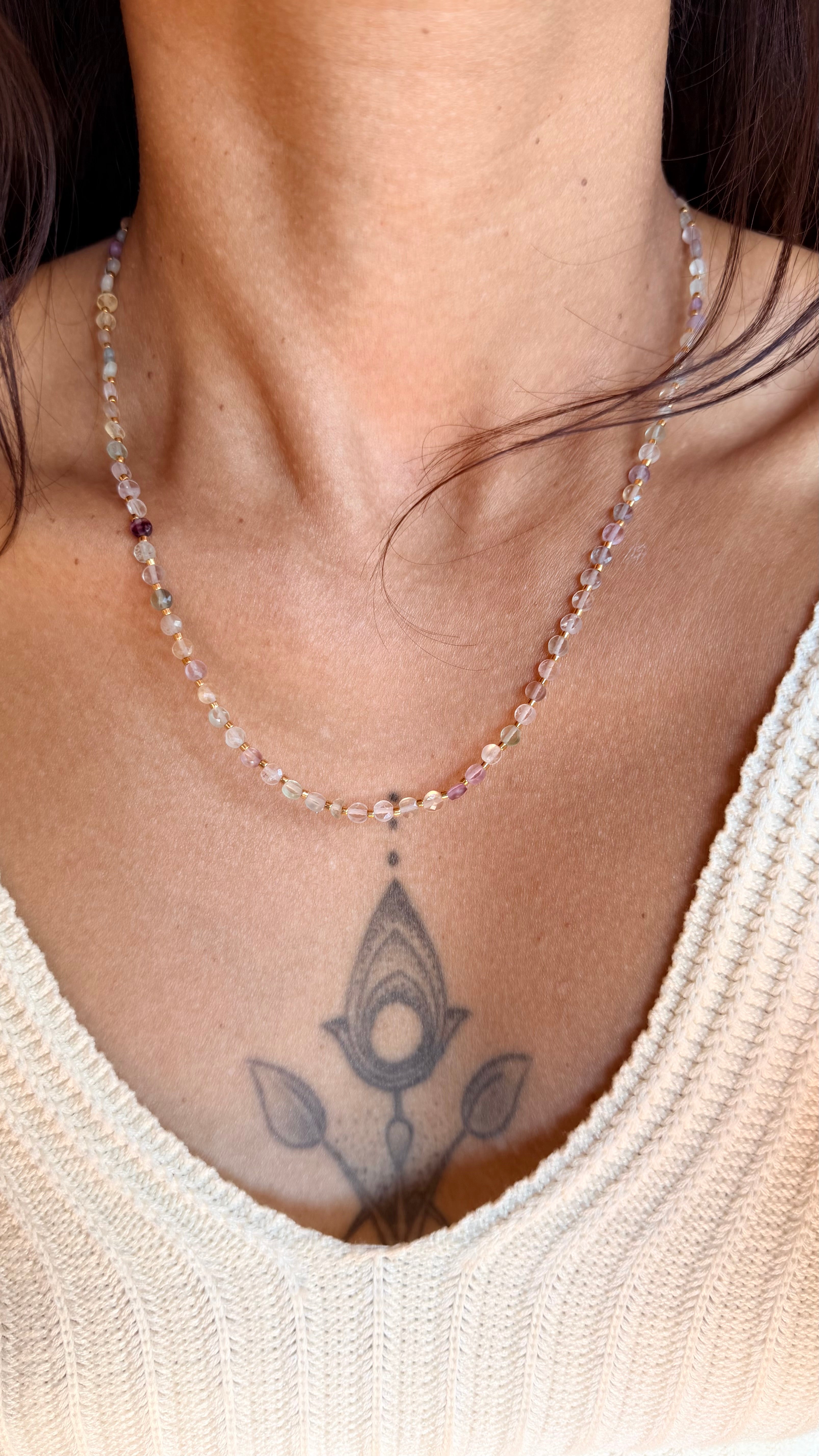 Collier Maya - fluorine