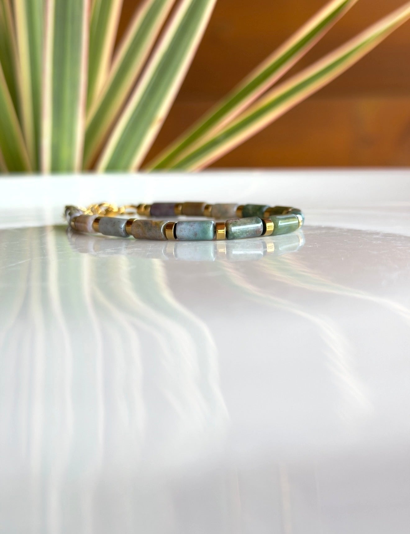 Bracelet Agate indienne