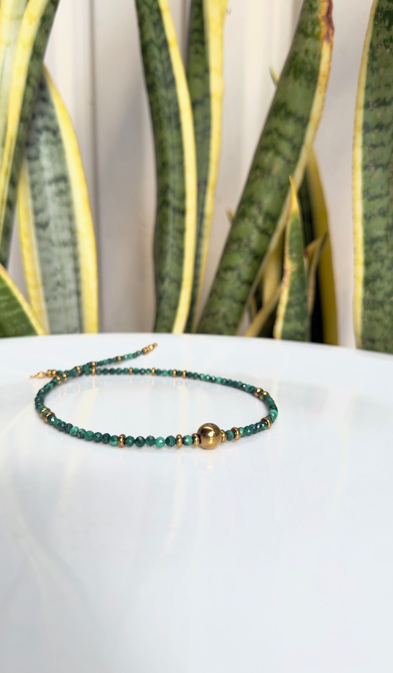 Collier Malachite