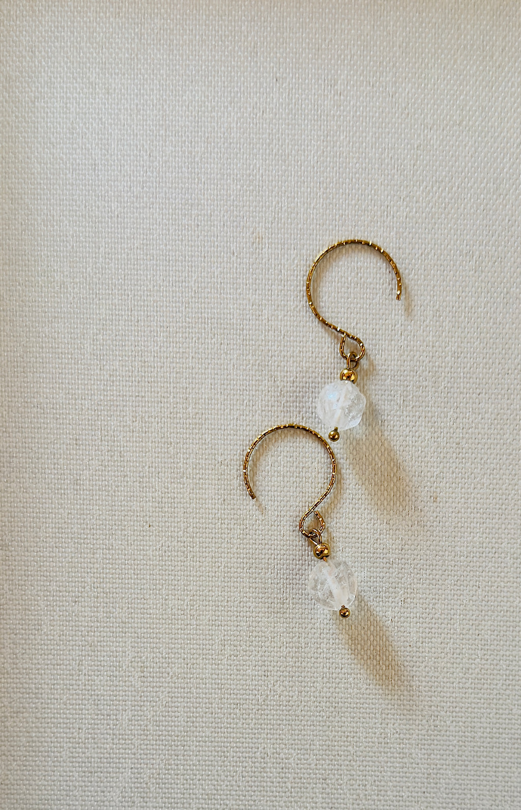 Les boucles Alba - Cristal de roche