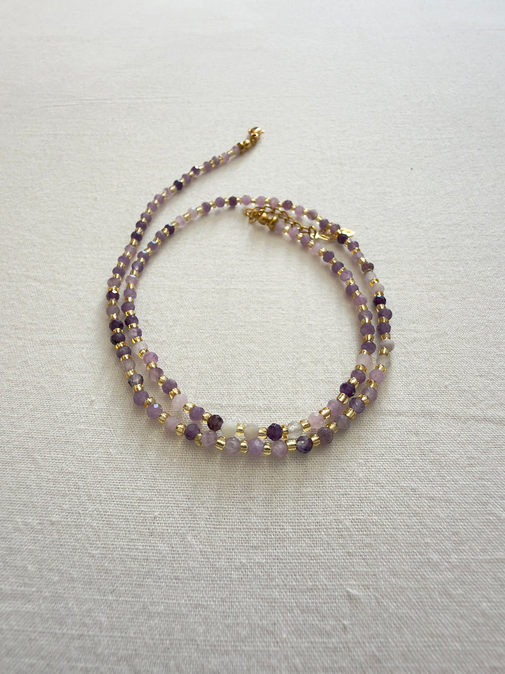 Collier Léna - Lépidolite