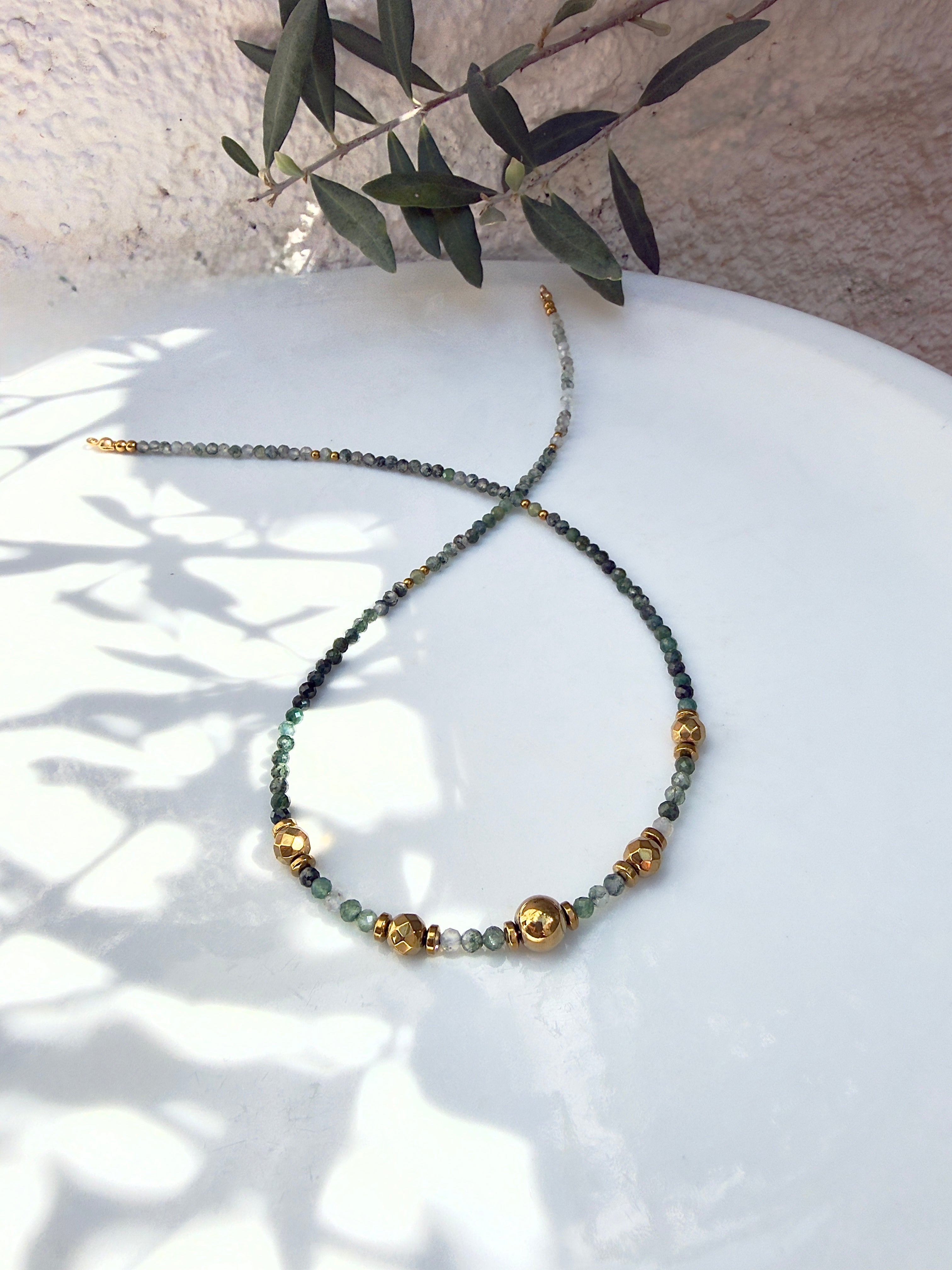 Collier Agate Mousse