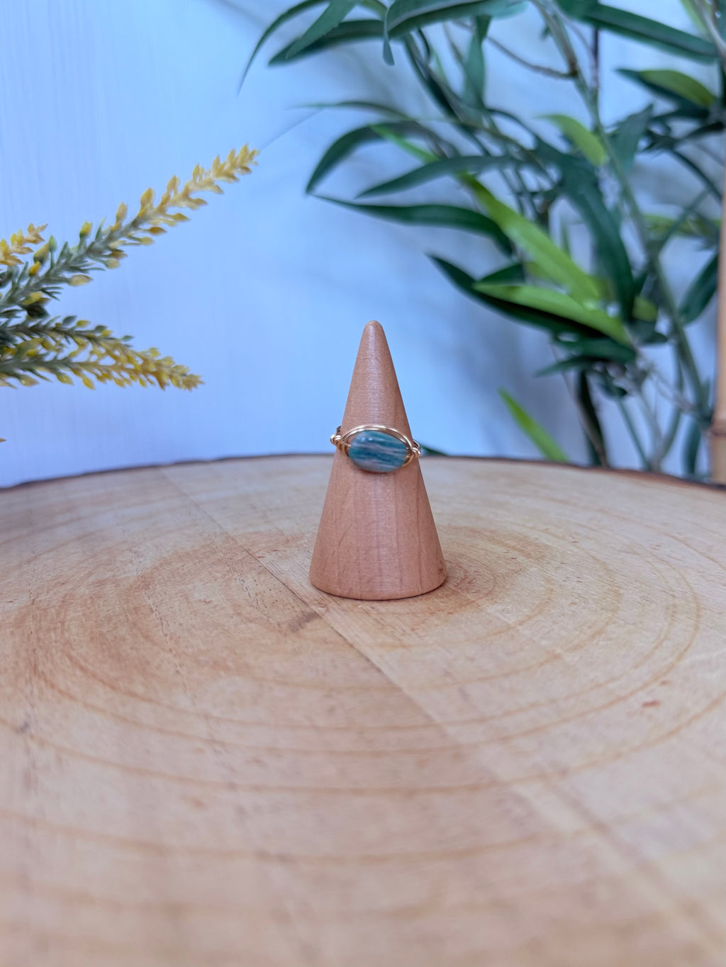 Bague Amazonite