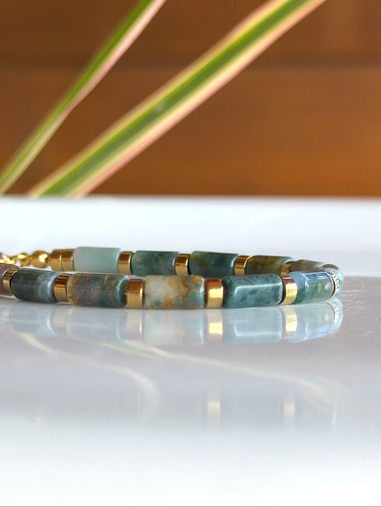Bracelet Agate indienne