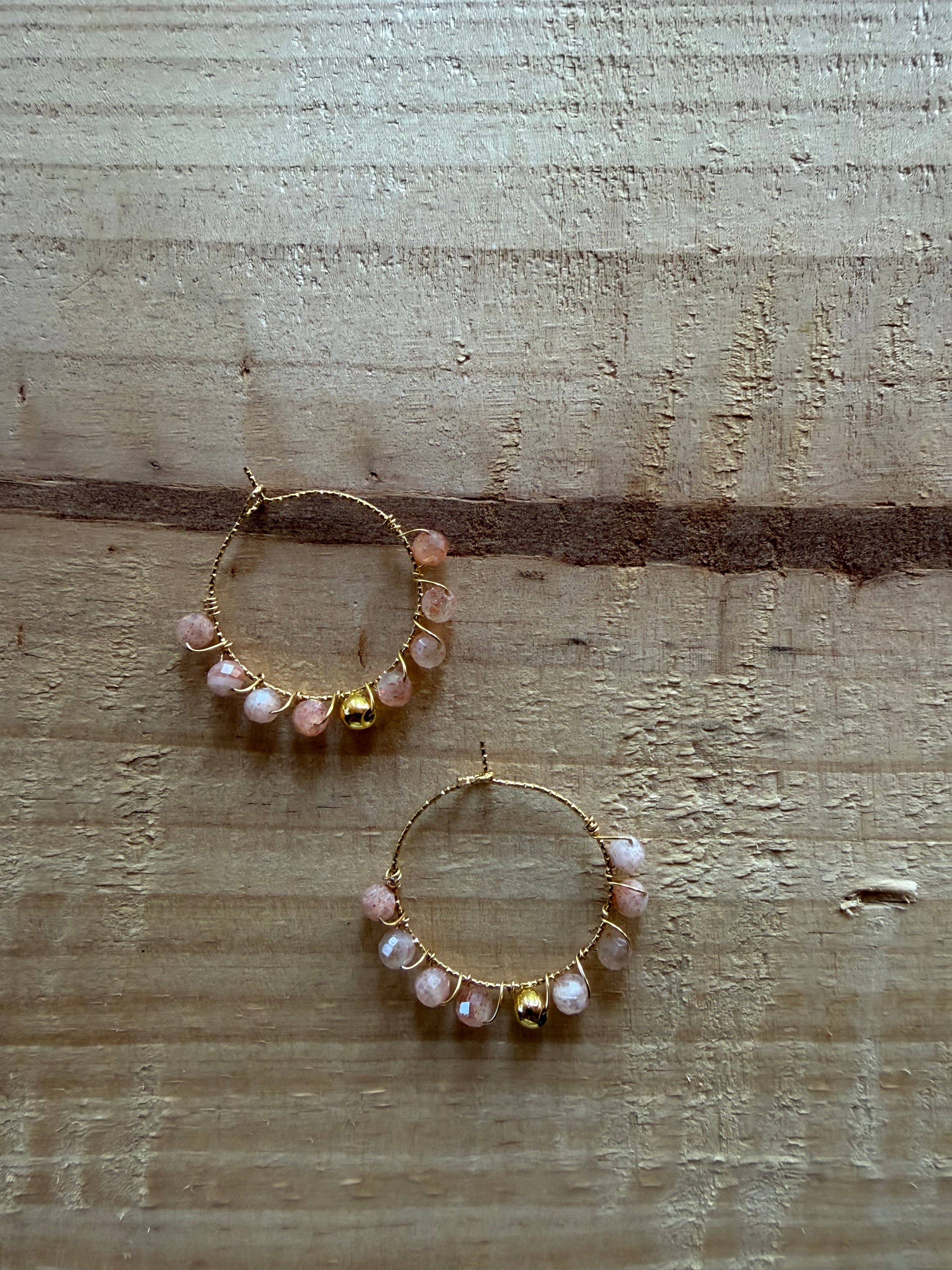 Boucles d’oreilles Pierre de Soleil
