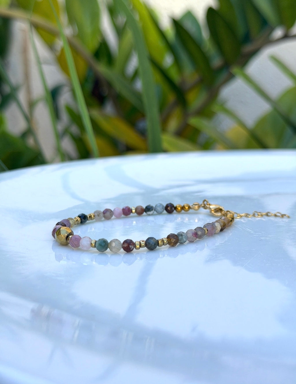 Bracelet Tourmaline multicolore