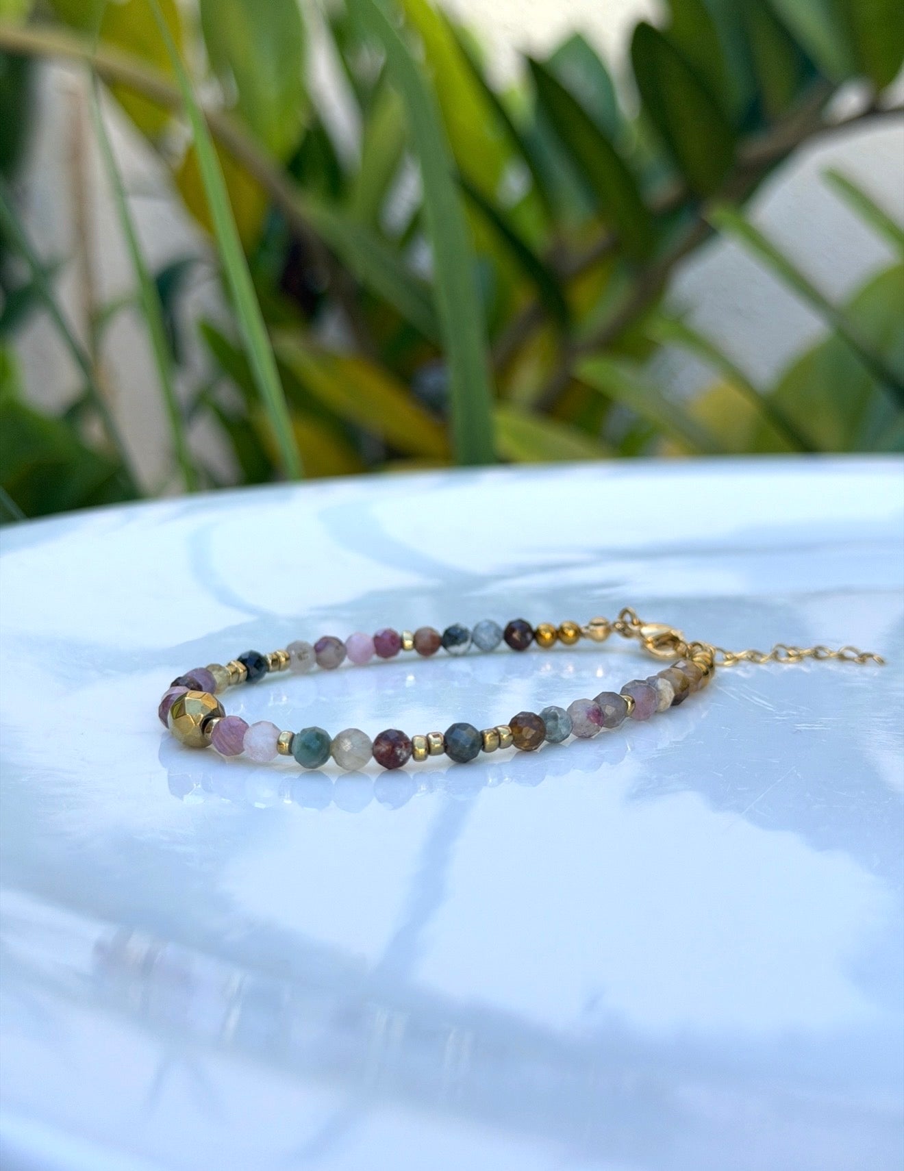 Bracelet Tourmaline multicolore