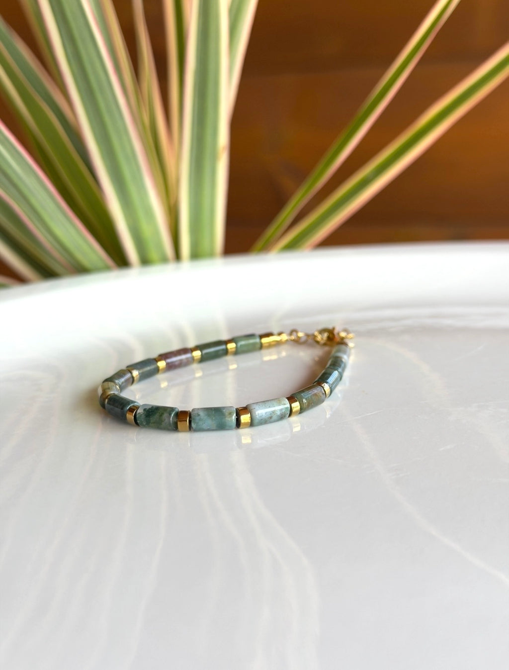 Bracelet Agate indienne