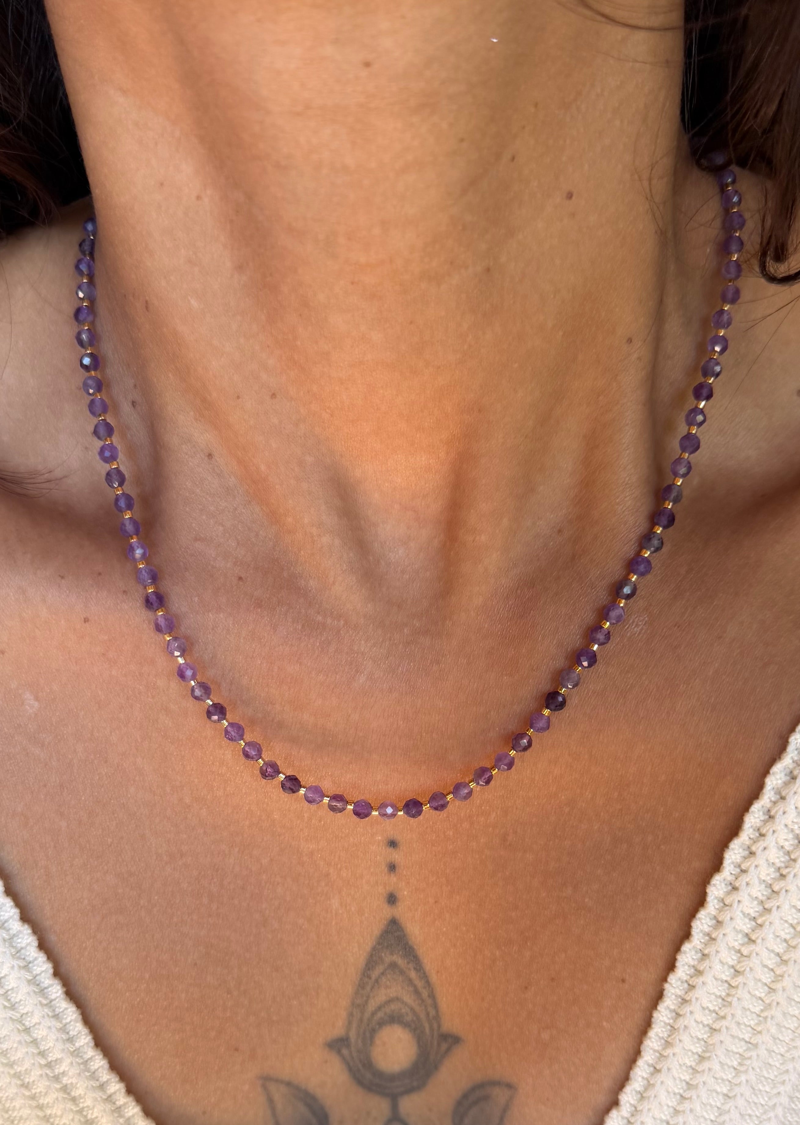 Collier Elia - Améthyste