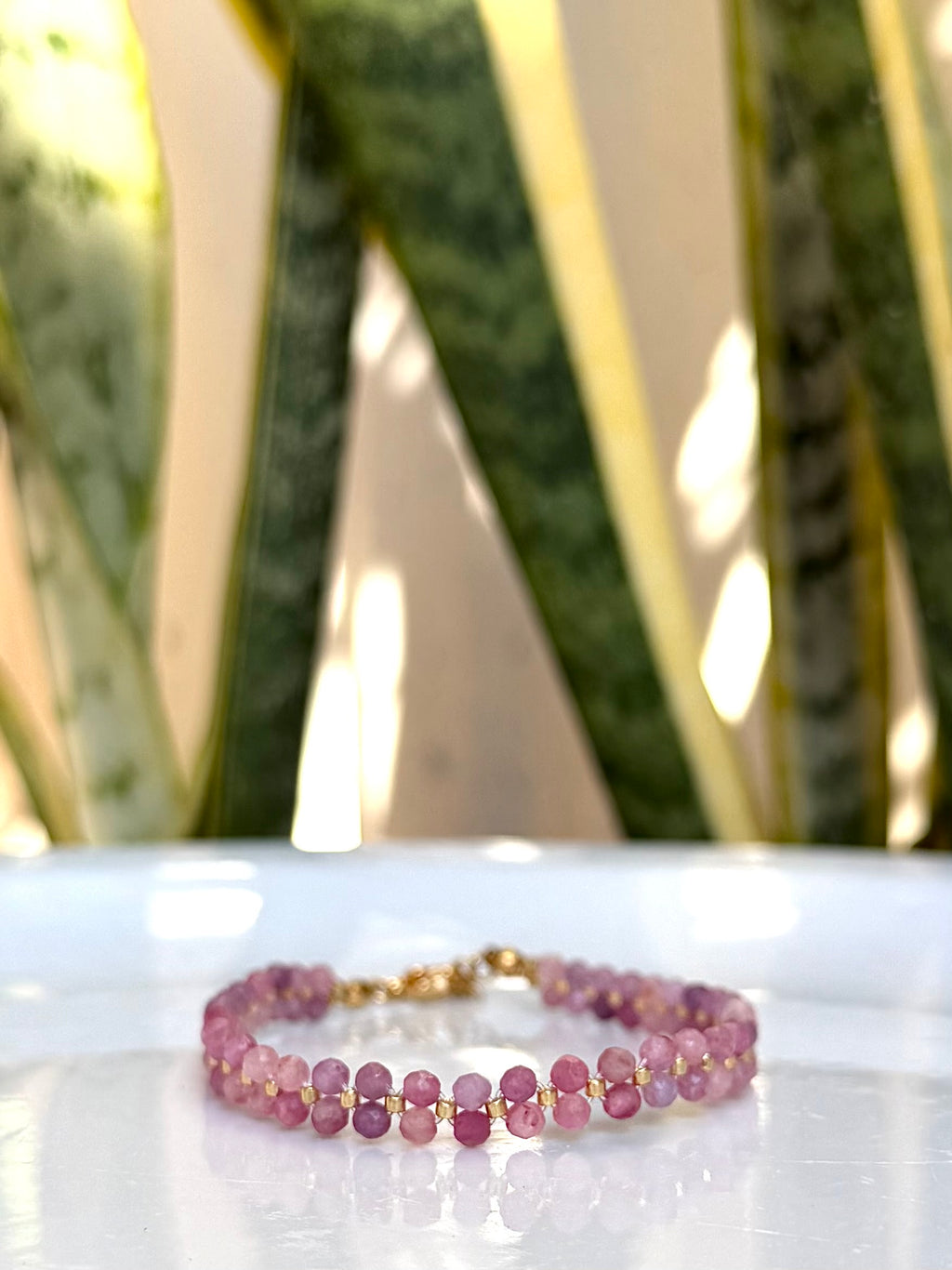Bracelet Tourmaline rose
