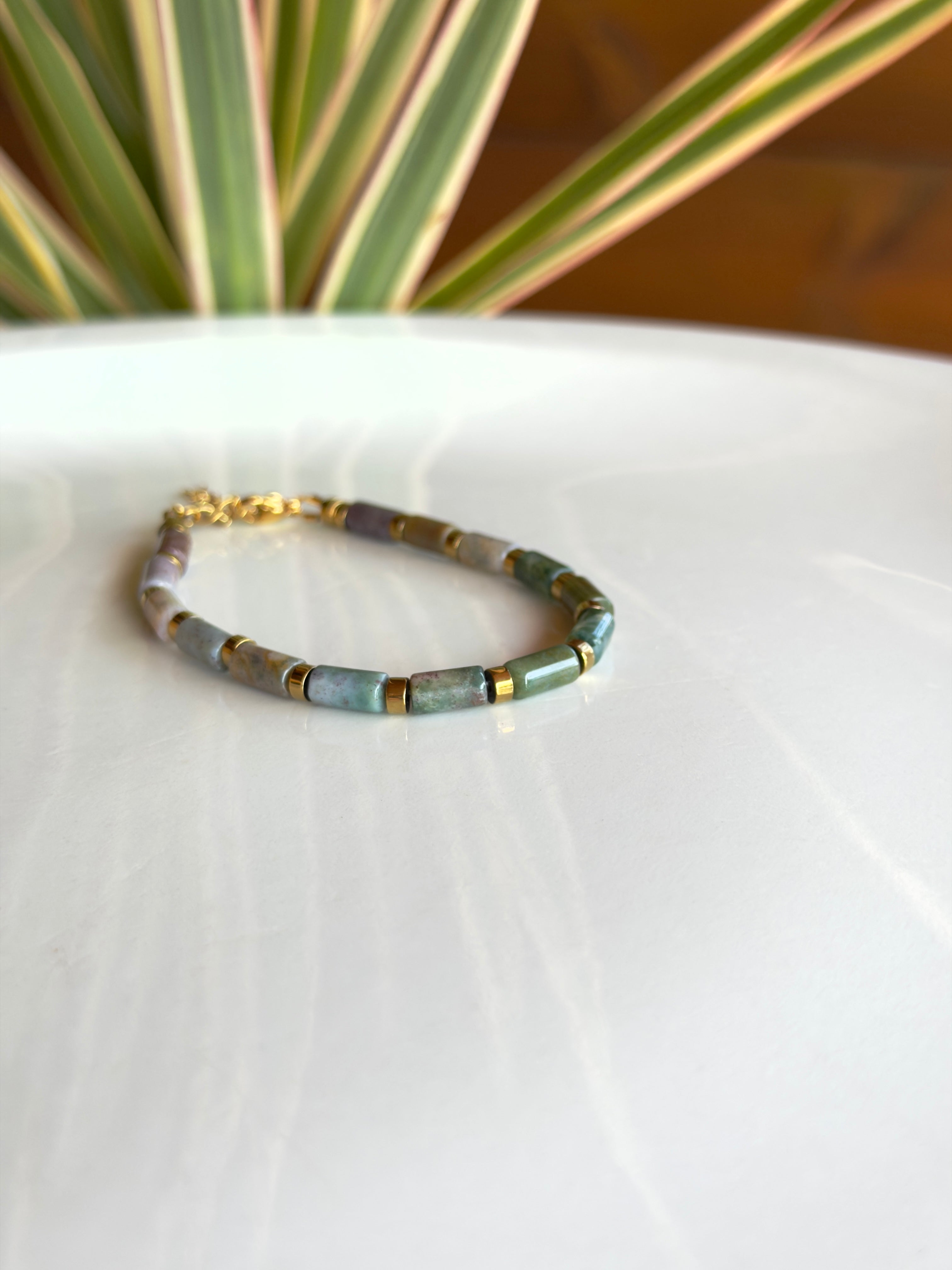 Bracelet Agate indienne