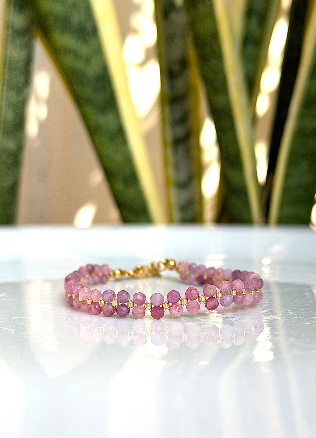 Bracelet Tourmaline rose