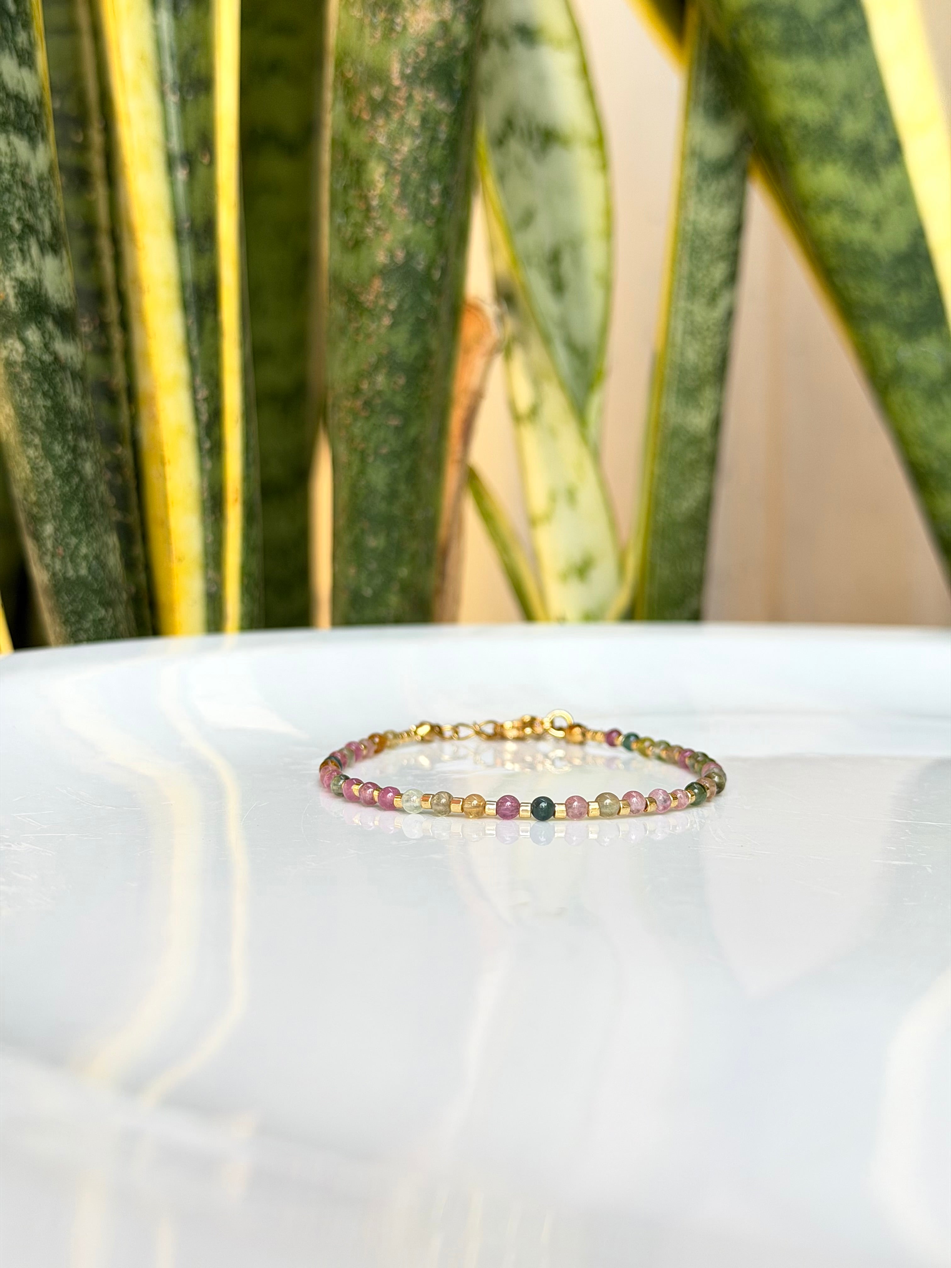 Bracelet Tourmaline multicolore