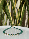 Malachite et perles d’eau douce