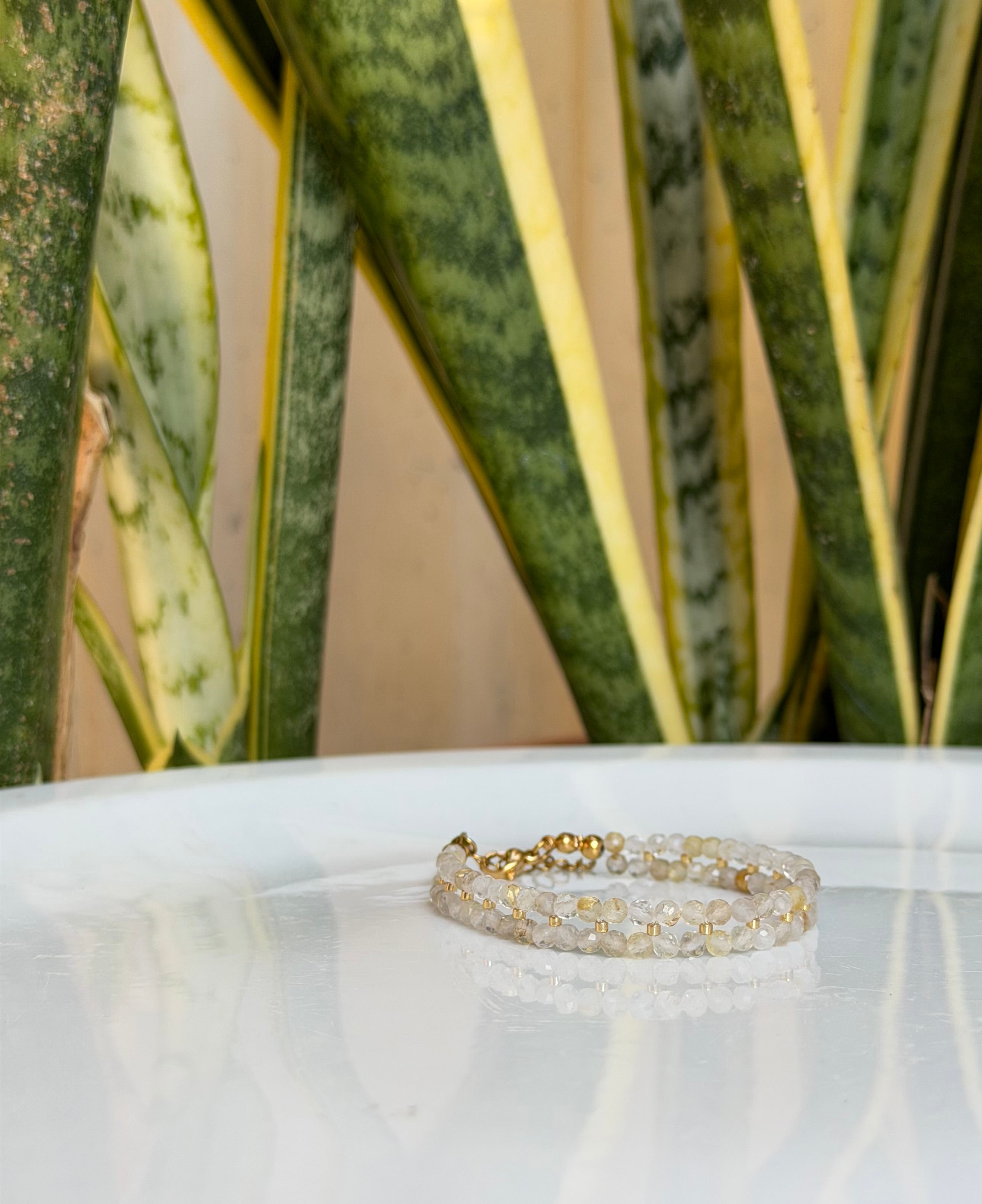 Bracelet Quartz Rutile