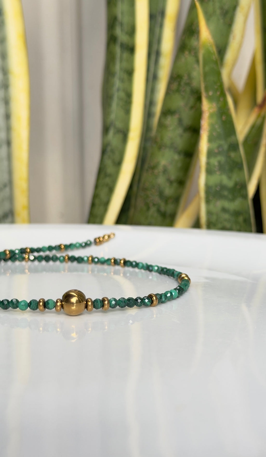 Collier Malachite