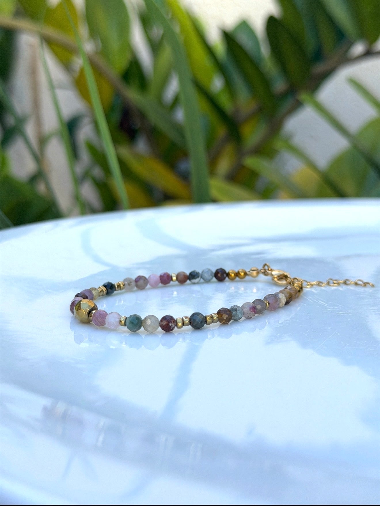 Bracelet Tourmaline multicolore