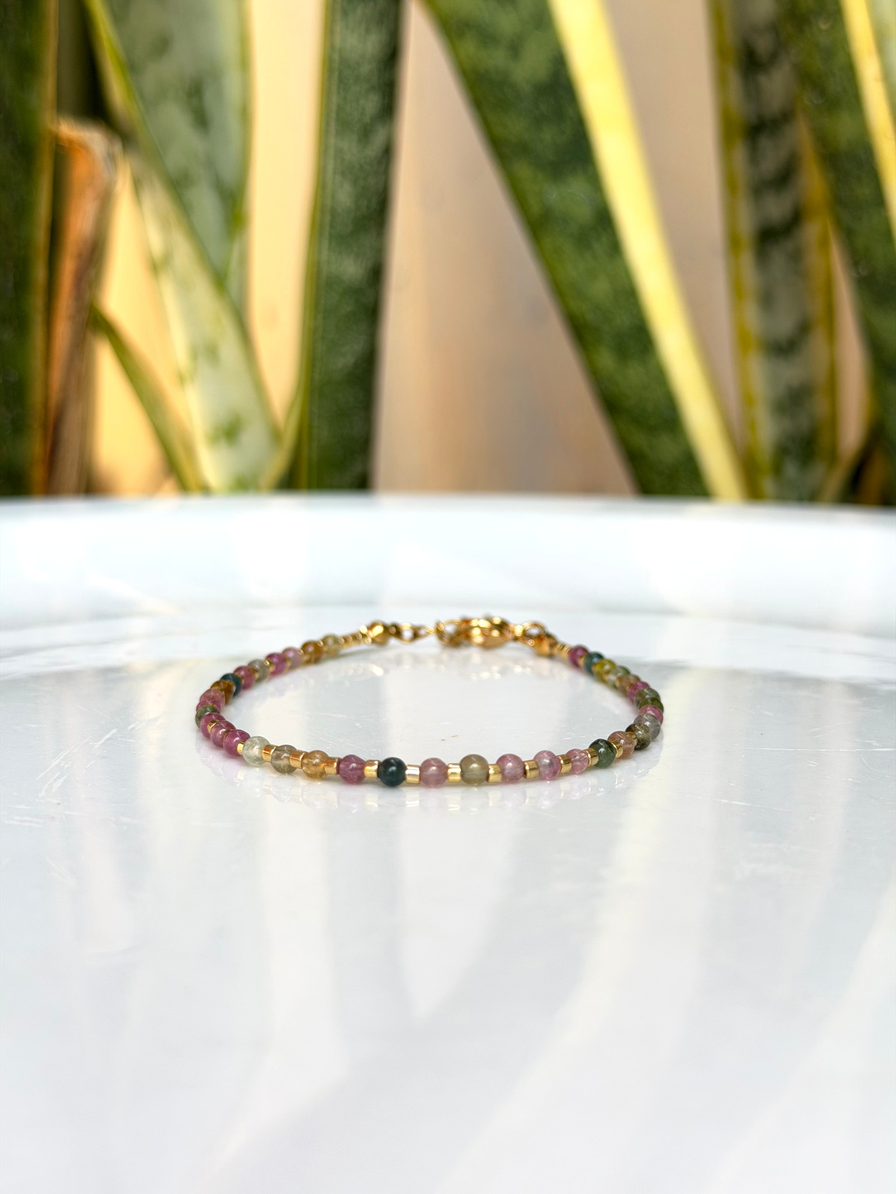 Bracelet Tourmaline multicolore