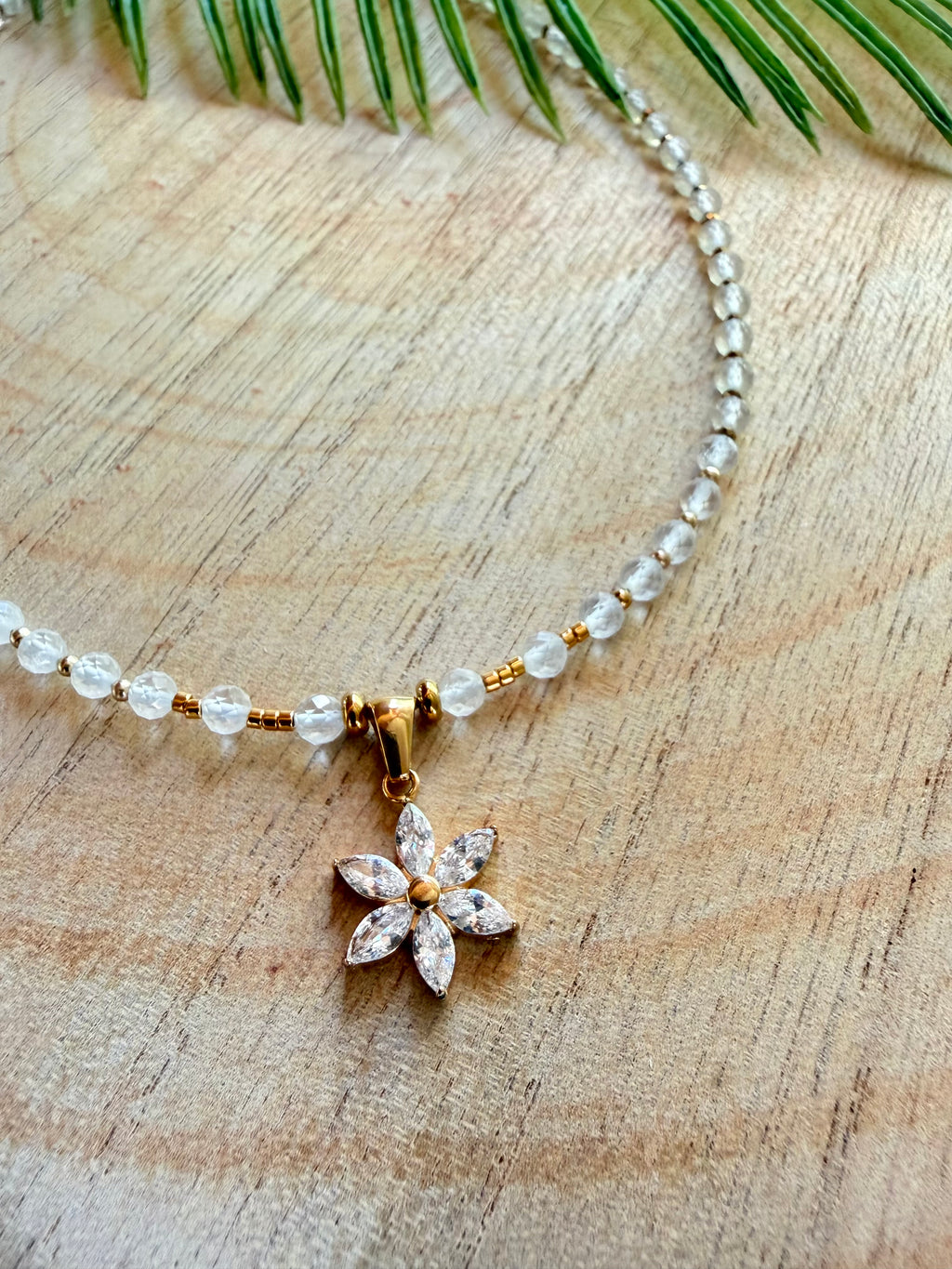 Le collier Hilton - Cristal de roche naturel
