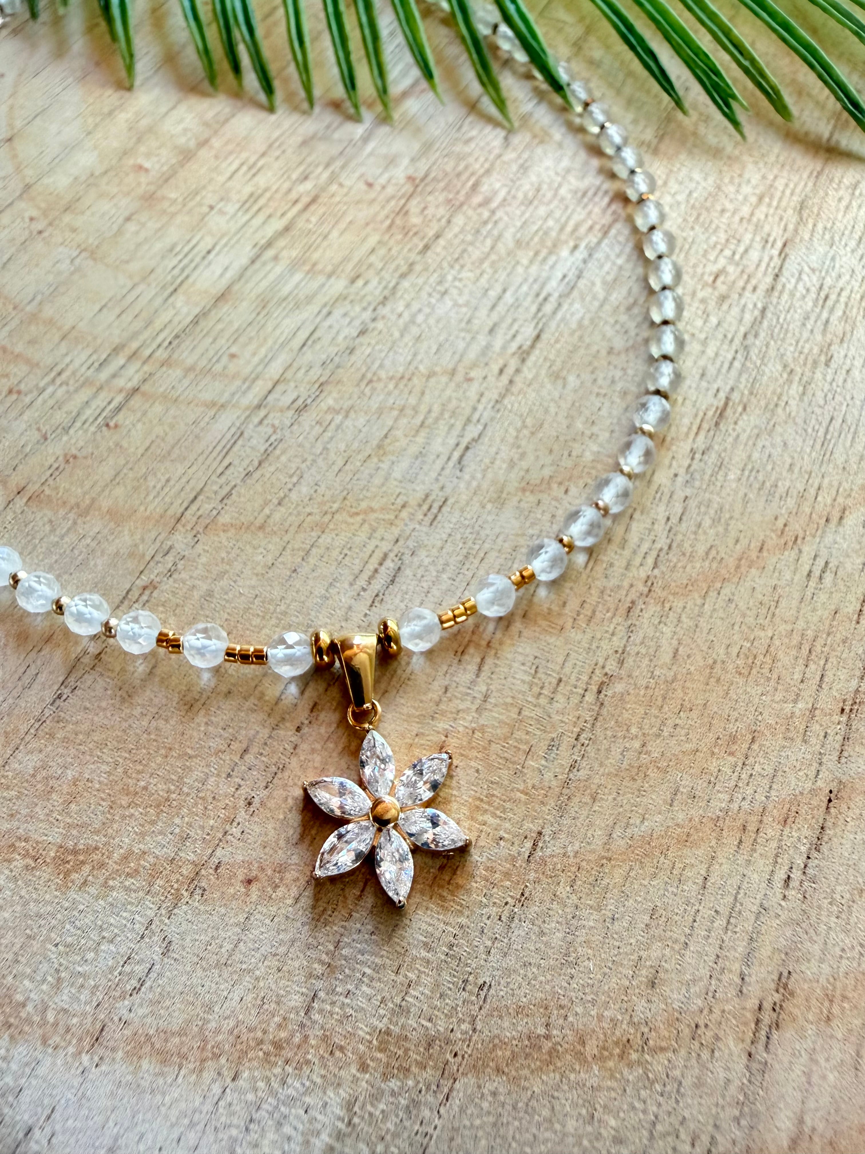 Le collier Hilton - Cristal de roche naturel