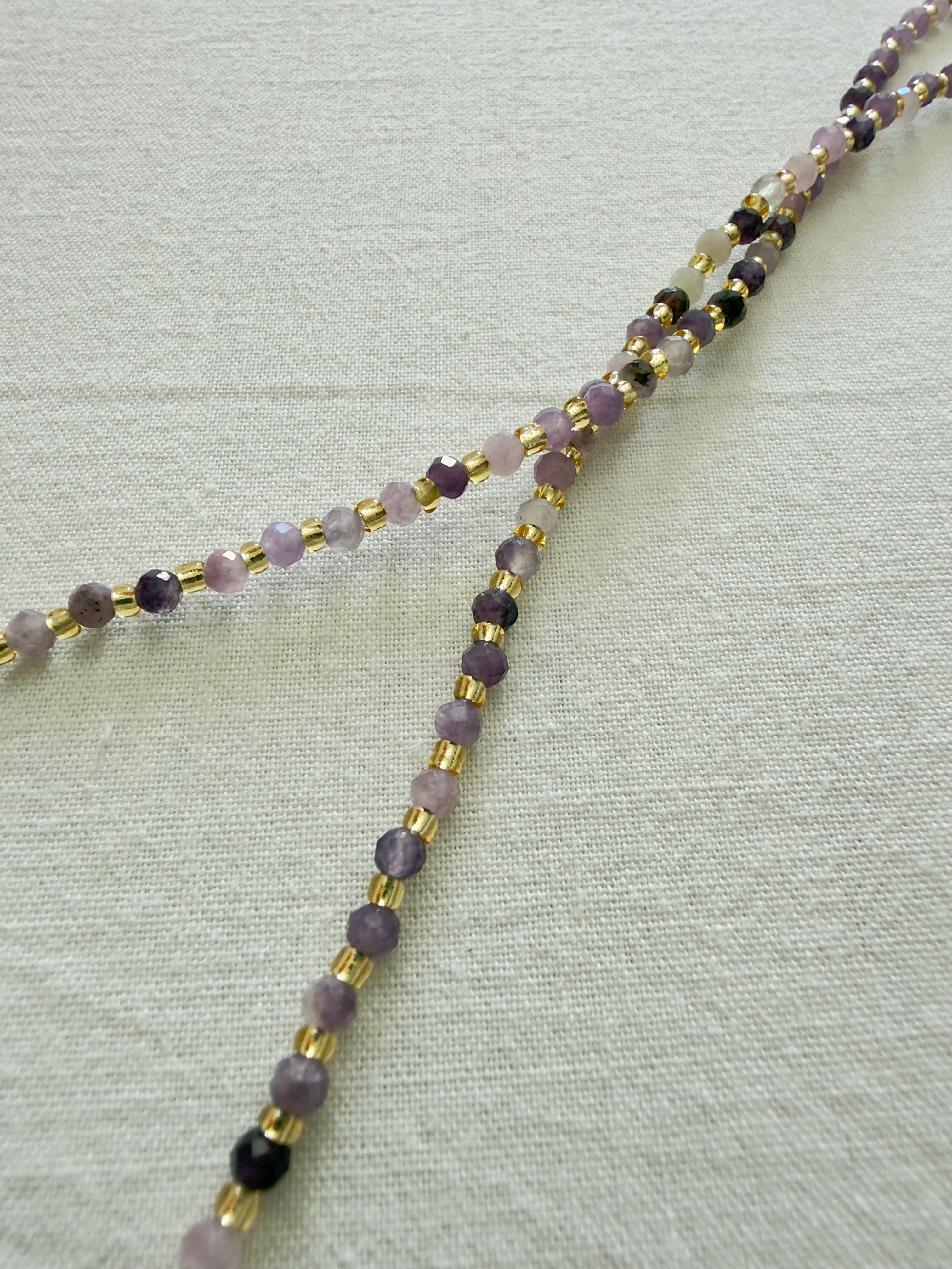 Collier Léna - Lépidolite