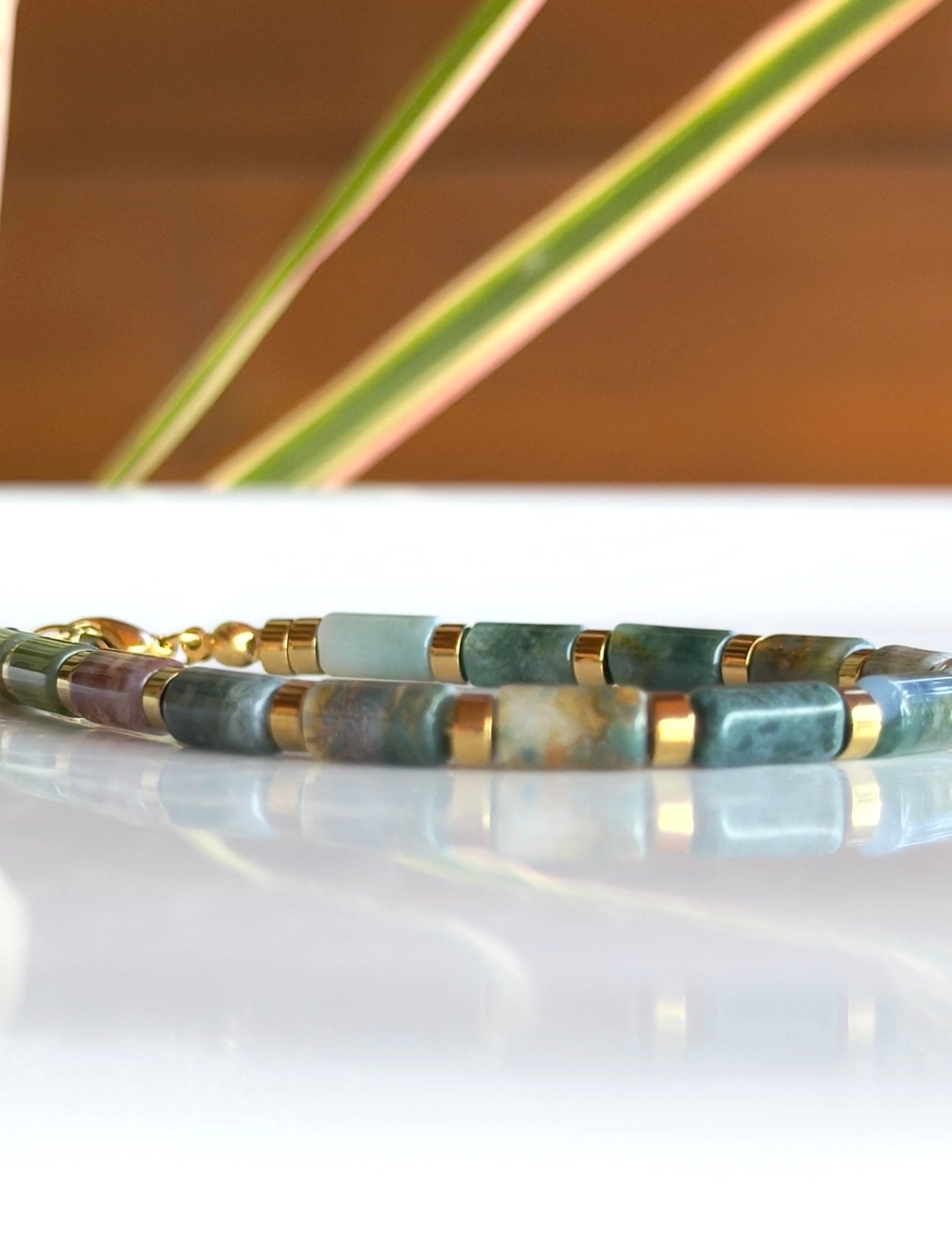 Bracelet Agate indienne